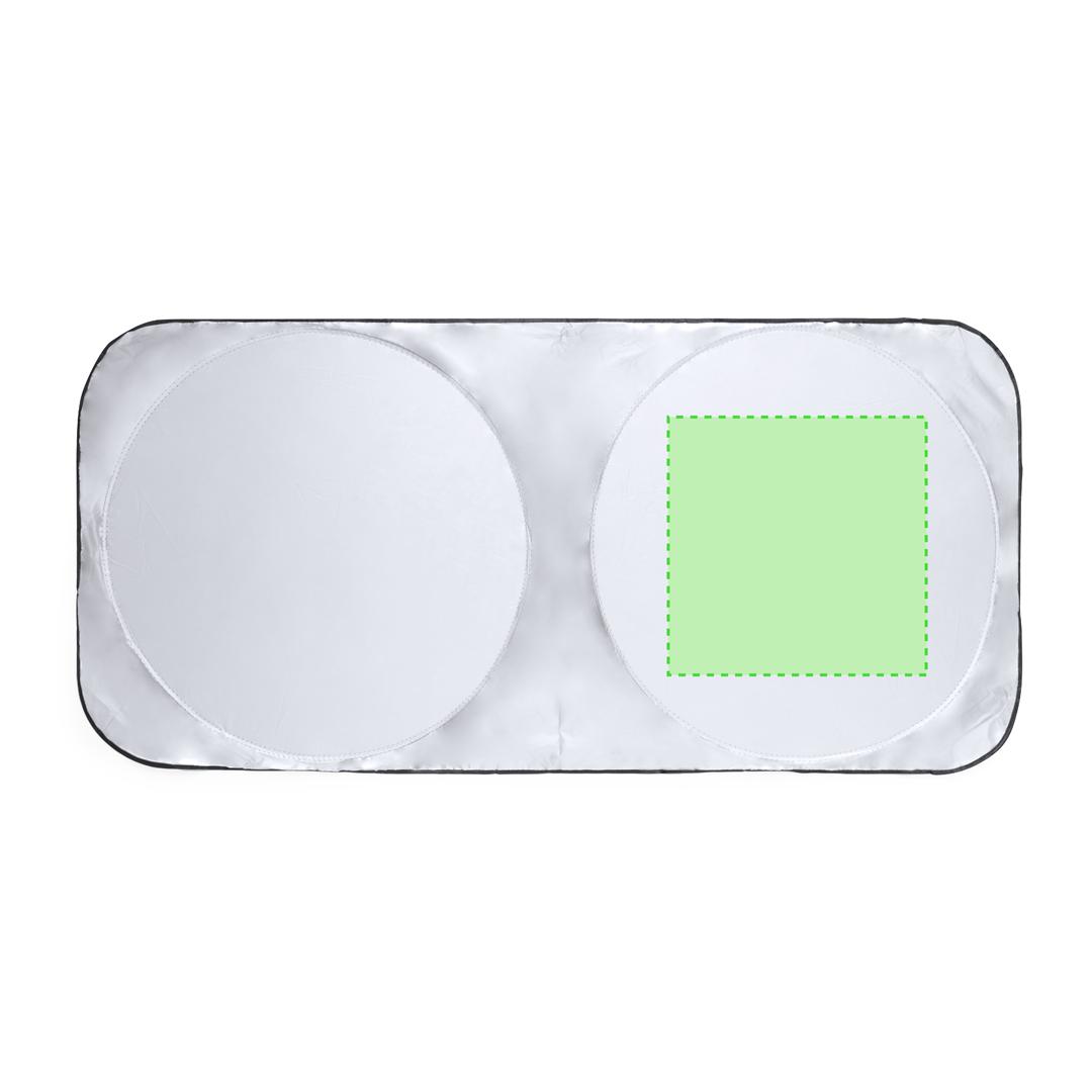 Parasol parabrisas poliéster 170T plegable compacto funda almacenamiento