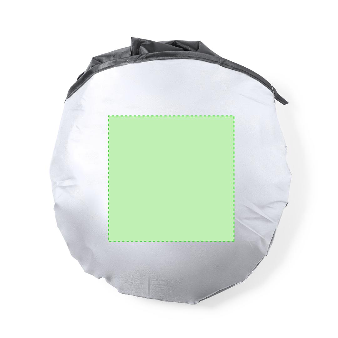 Parasol parabrisas poliéster 170T plegable compacto funda almacenamiento