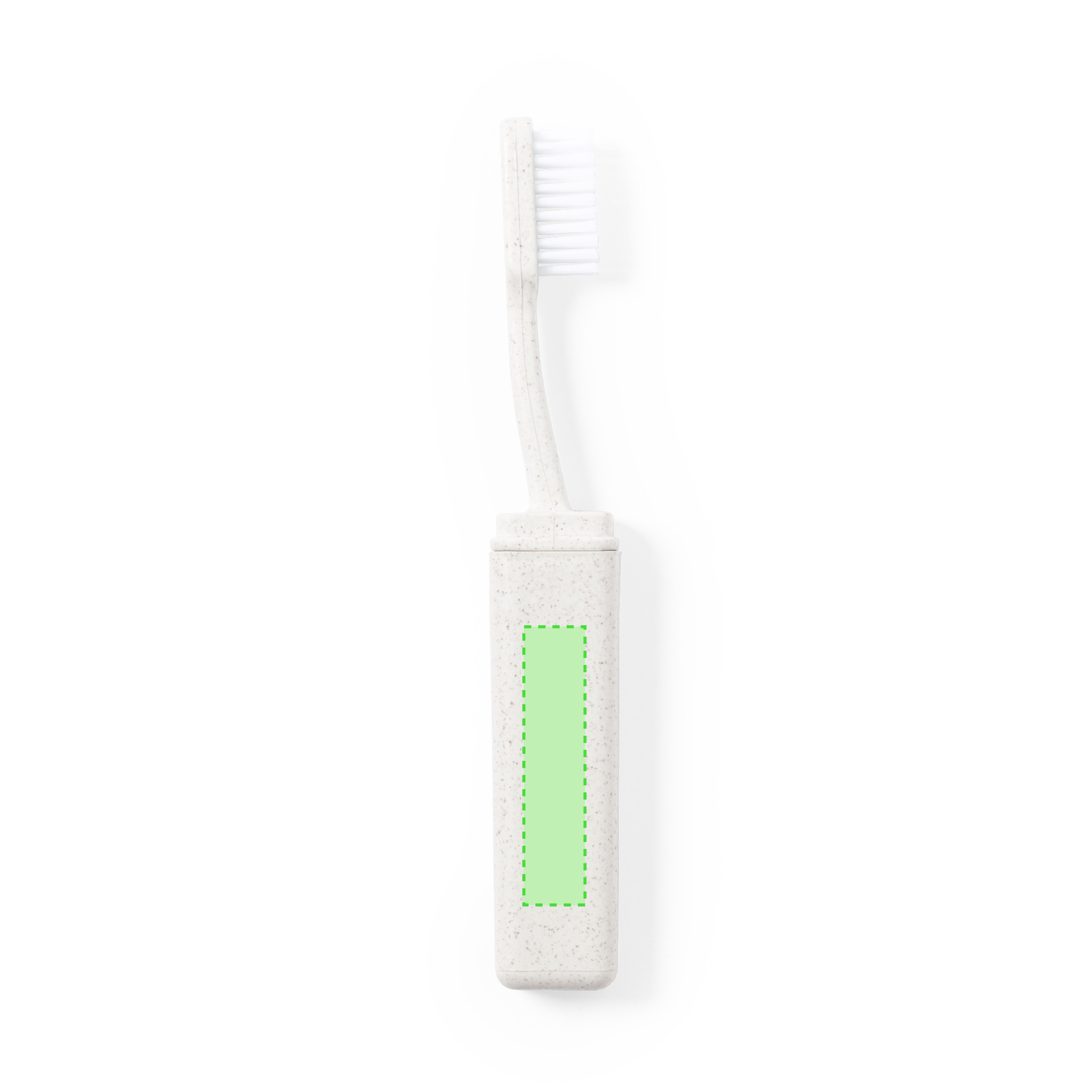 Cepillo de dientes plegable de caña de trigo para viajes