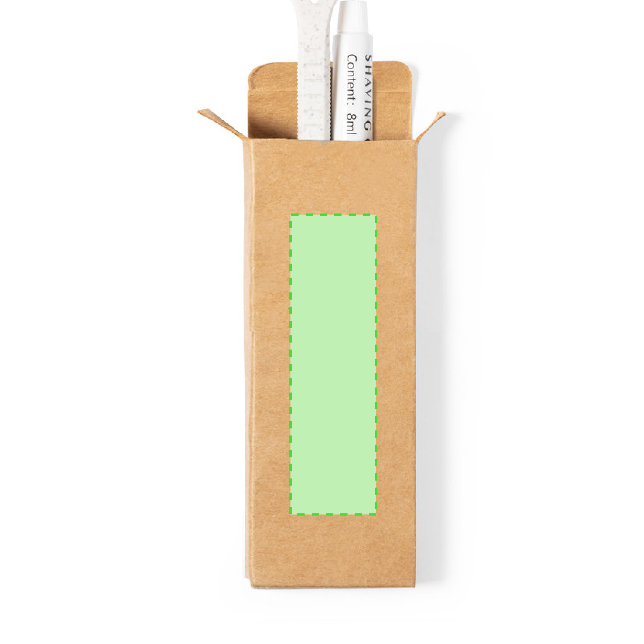 Set de afeitado con cuchilla de doble hoja de caña de trigo y gel de afeitar 8 g