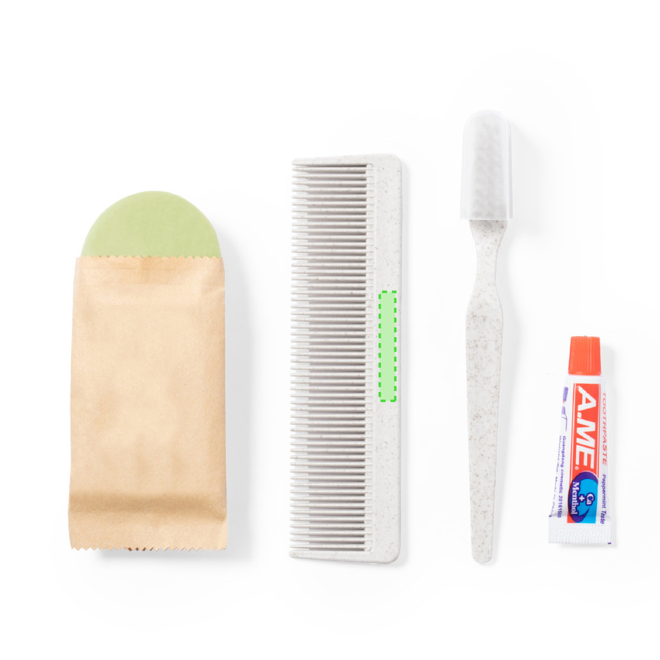 Set personalizable con logo compacto