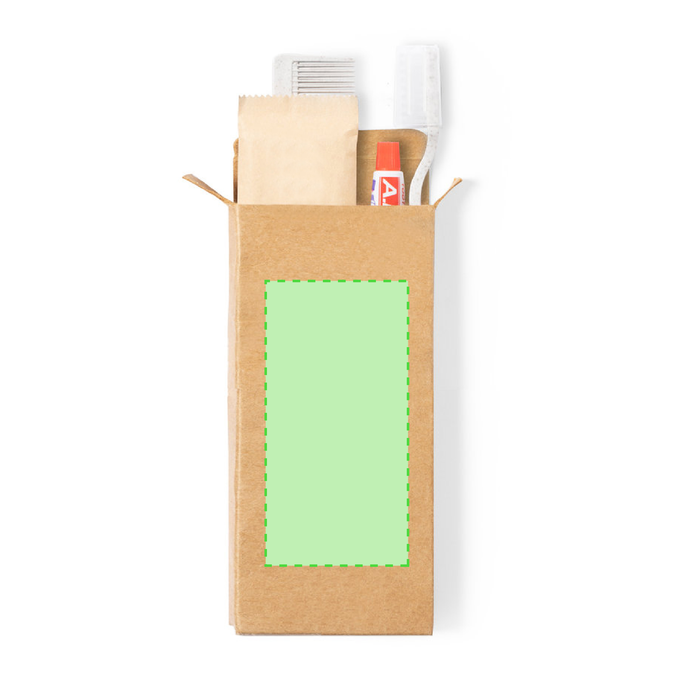 Set personalizable con logo compacto
