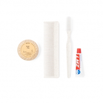 Set personalizable con logo compacto