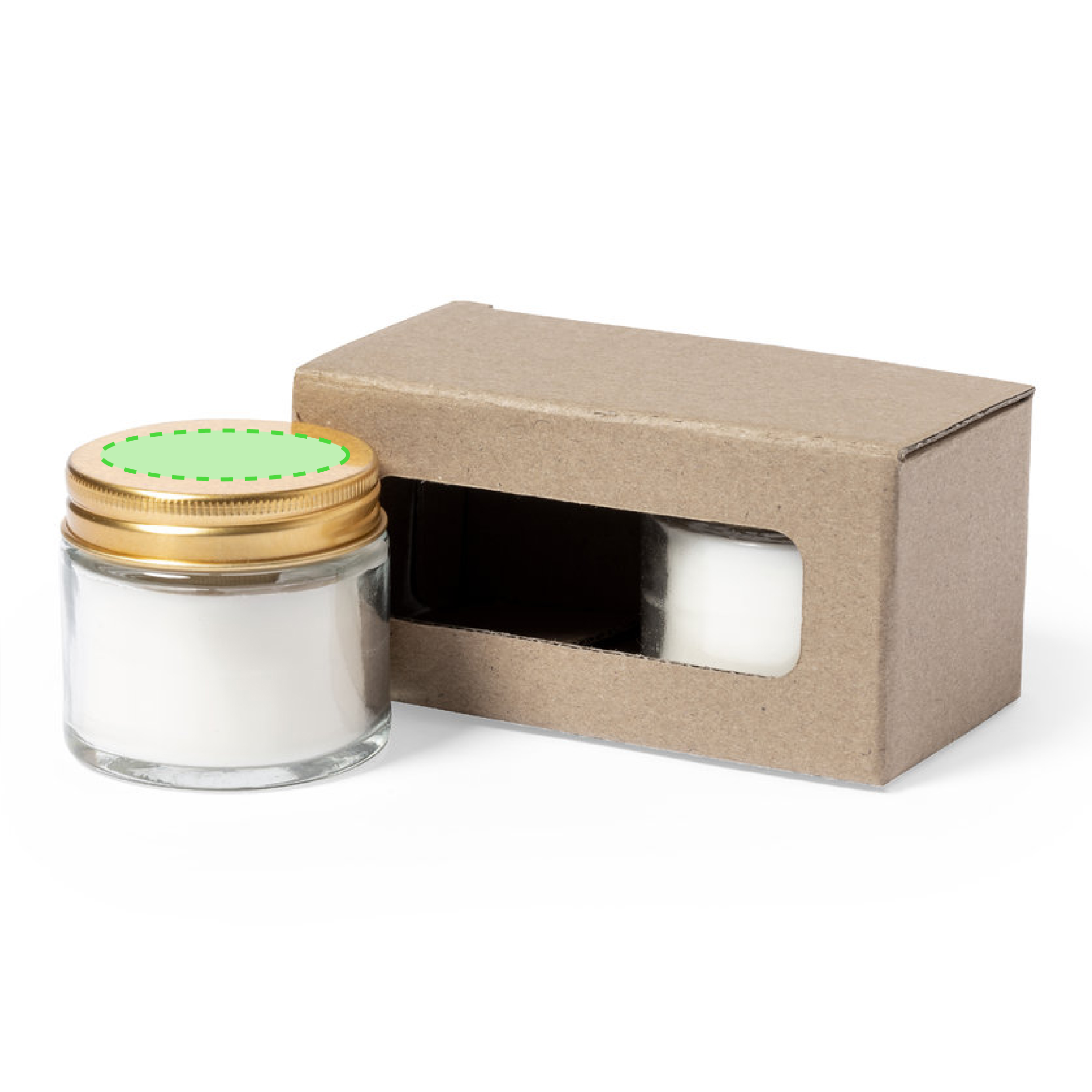 Set de velas aromáticas de cristal aroma fresia