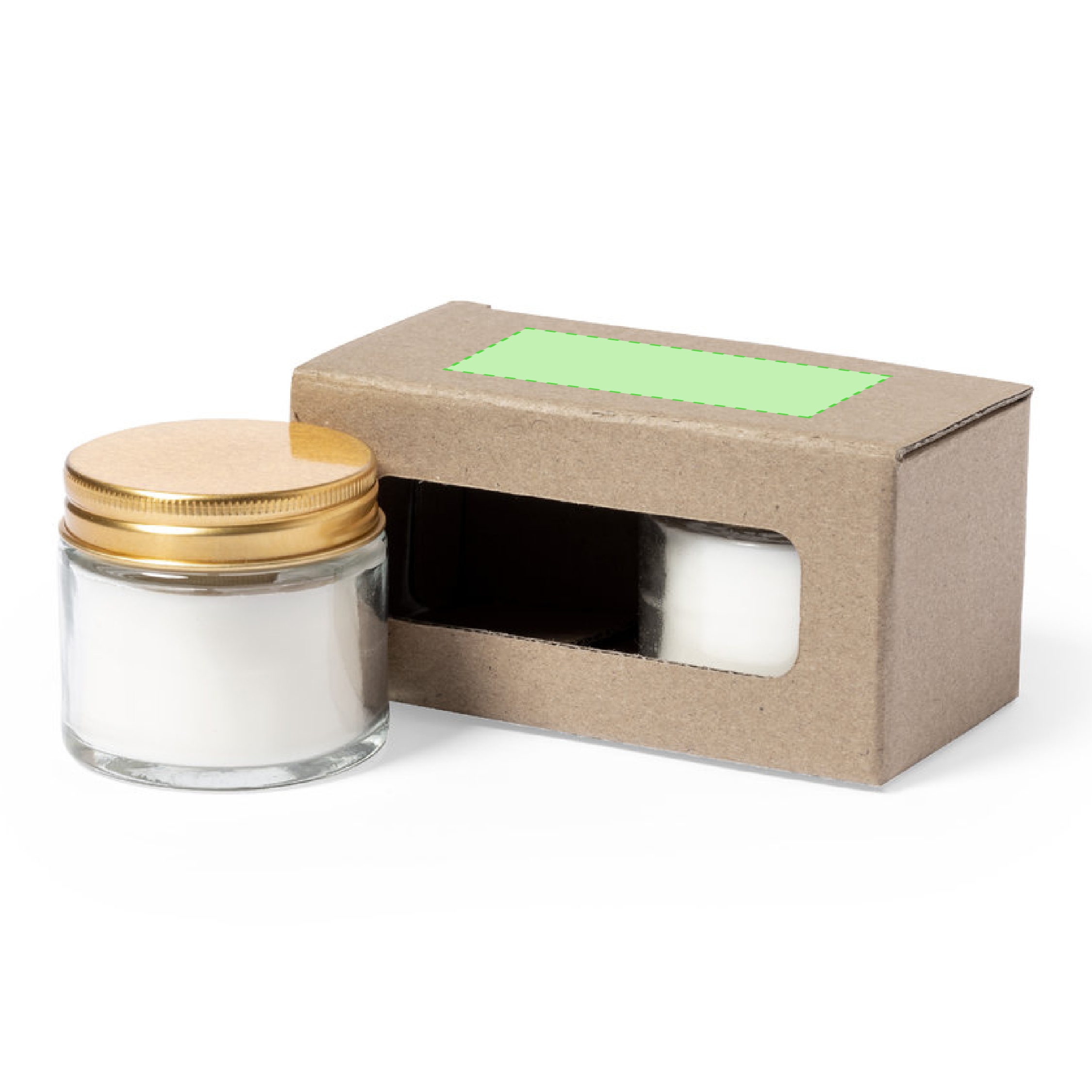 Set de velas aromáticas de cristal aroma fresia