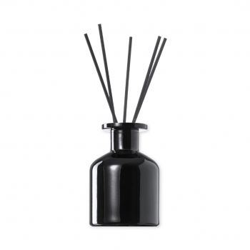 Difusor aromático de cristal aromas vainilla y sándalo 100 ml con varillas de ratán