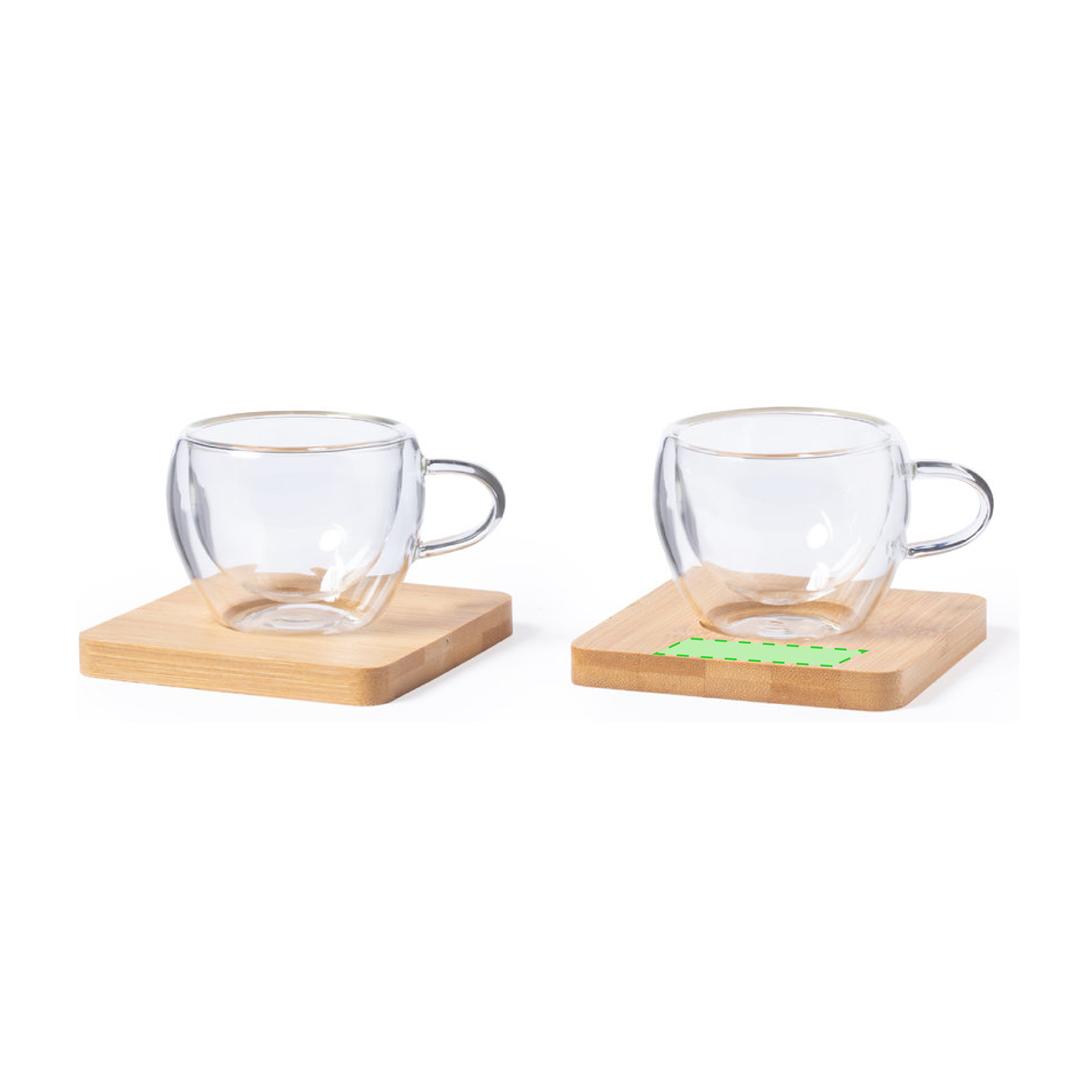 Taza mini de cerámica para shot de café 90 ml