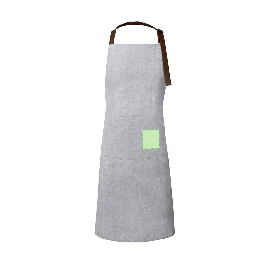 Delantal de cocina de poliéster reciclado RPET
