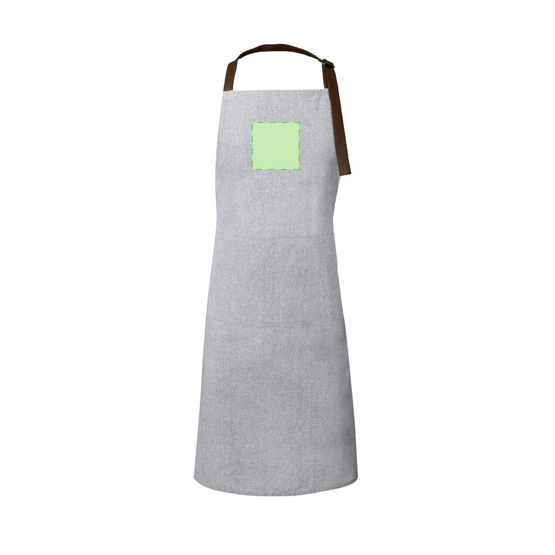 Delantal de cocina de poliéster reciclado RPET