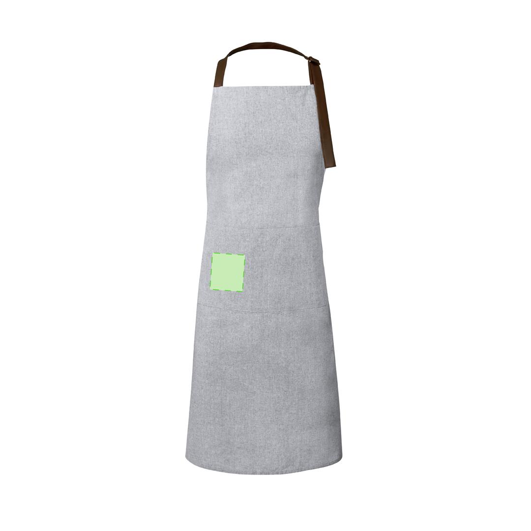 Delantal de cocina de poliéster reciclado RPET