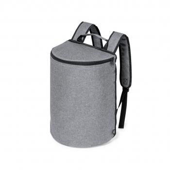 Mochila nevera RPET 600D con asas acolchadas ajustables, interior de aluminio y asa superior