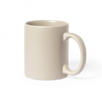 Taza de cerámica con relieve texturizado exterior 370 ml
