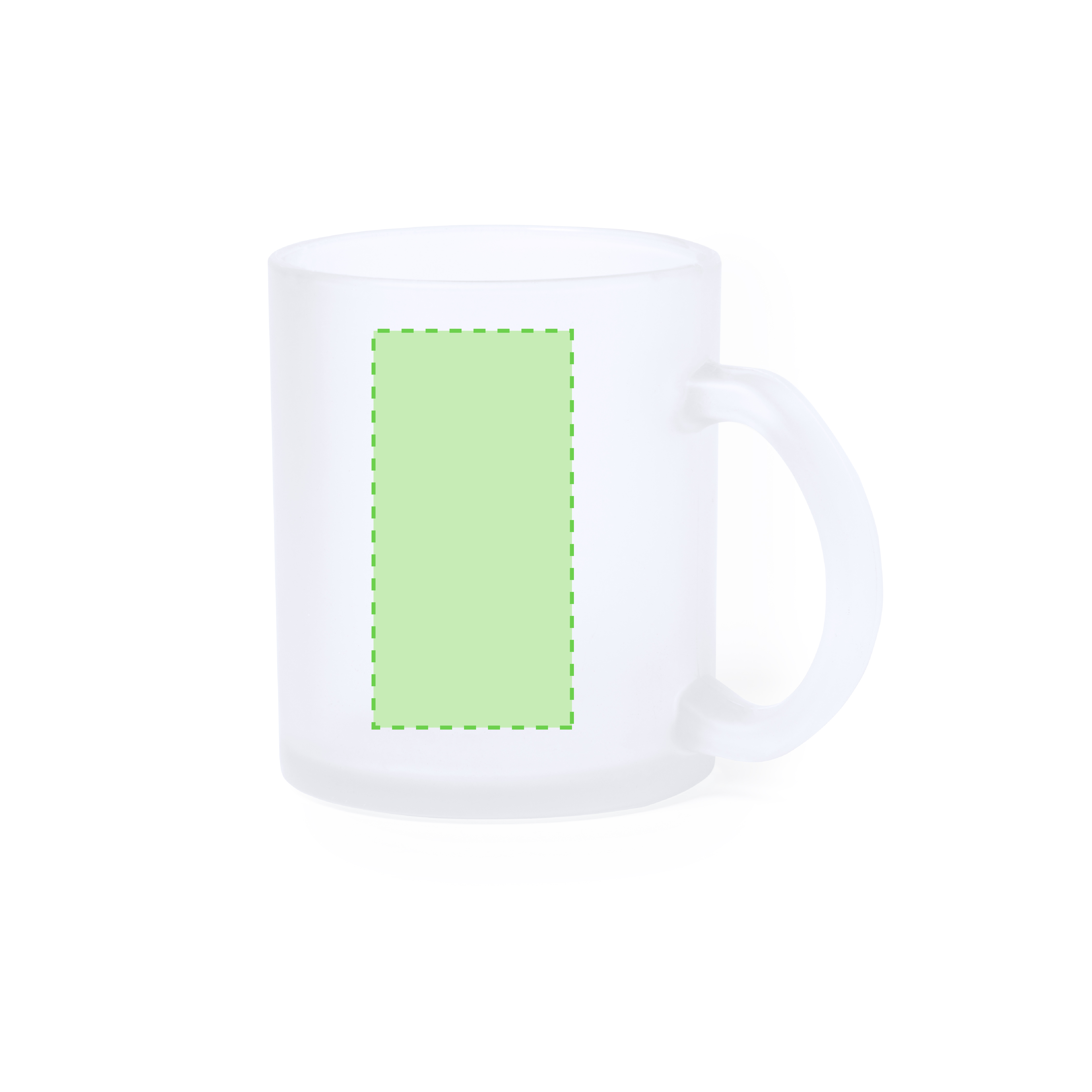 Taza sublimación cristal translúcido premium 350 ml