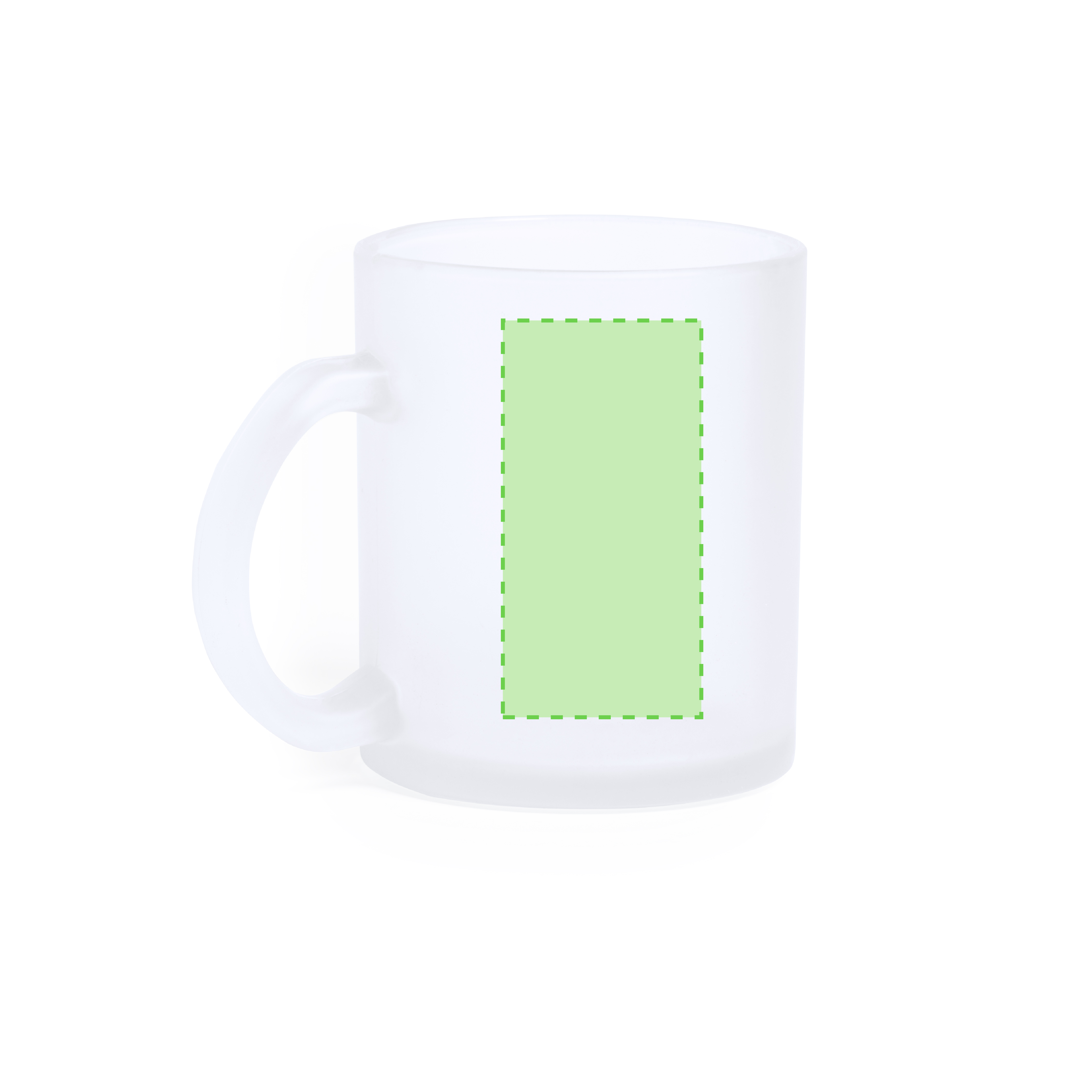 Taza sublimación cristal translúcido premium 350 ml
