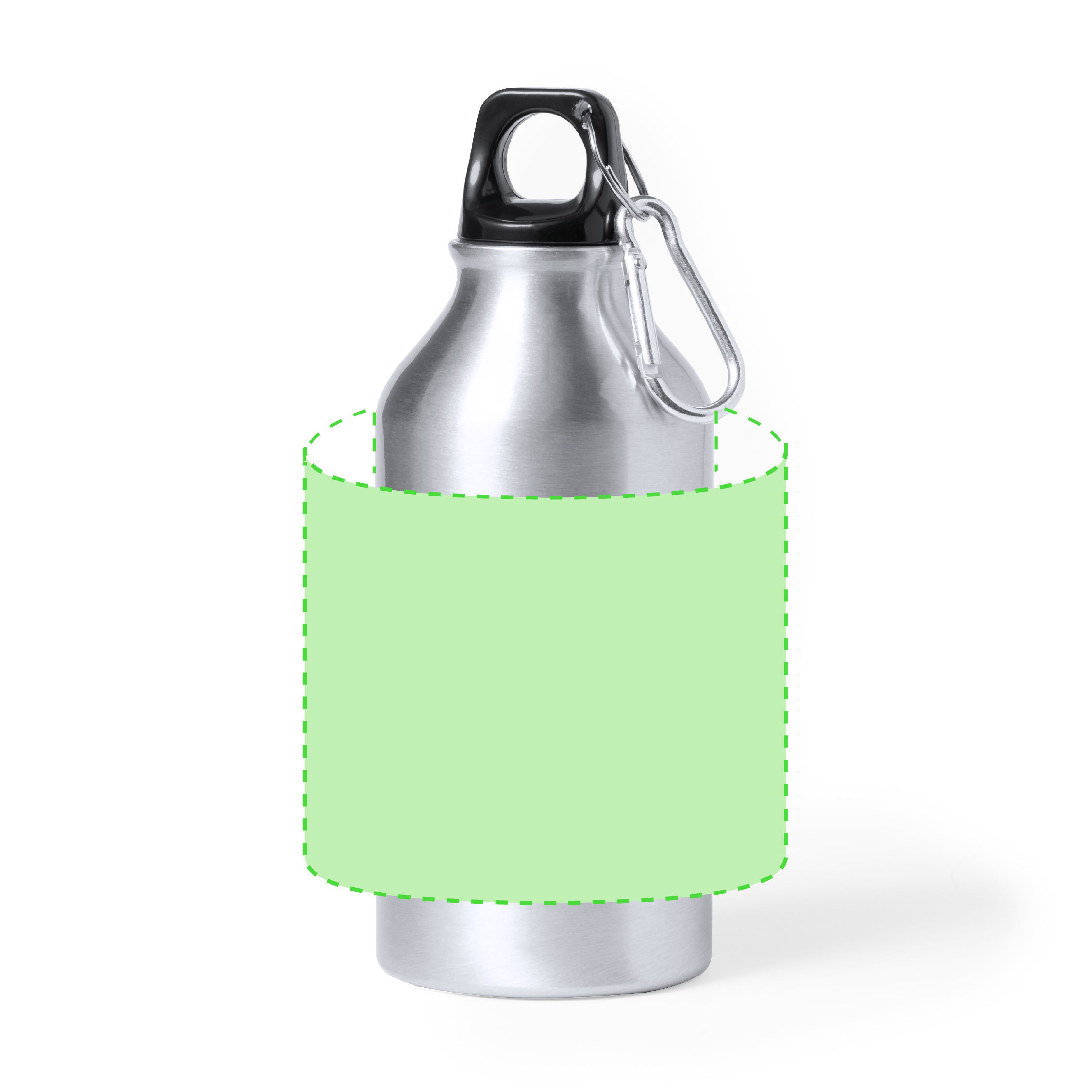 Bidón mini ultraligero de aluminio reciclado 400 ml