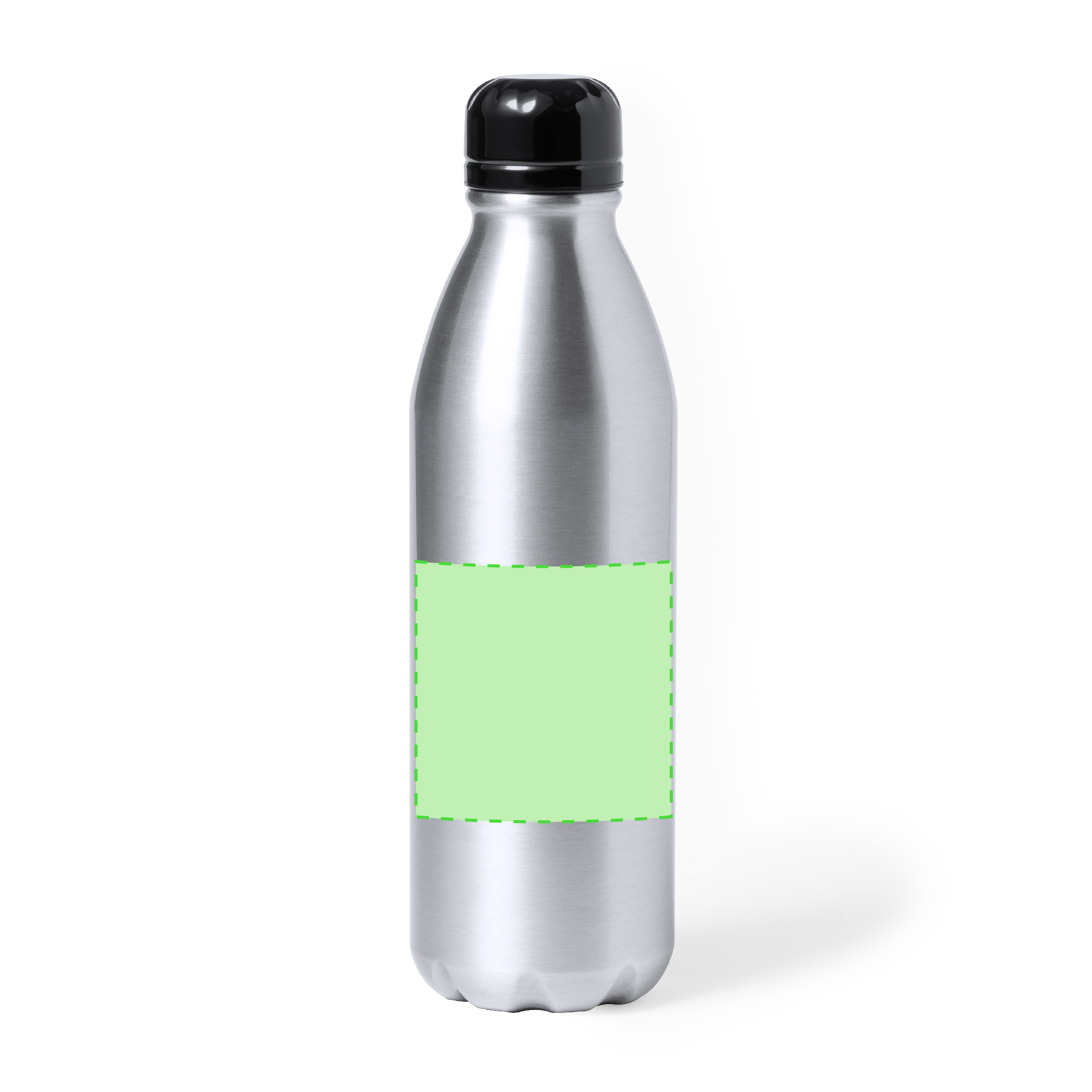 Botella deportiva de pared simple en aluminio reciclado 750 ml
