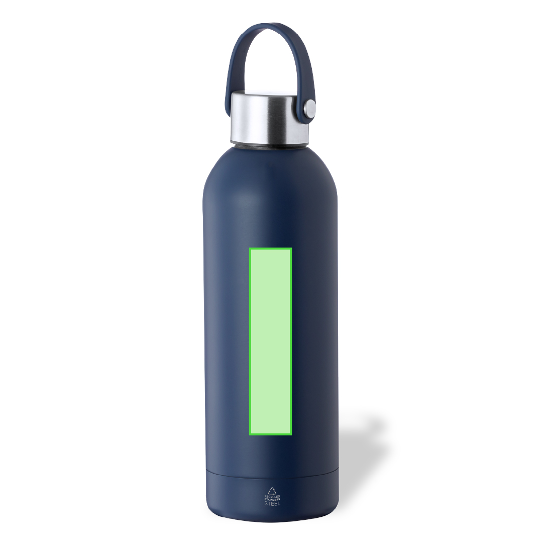 Bidón térmico minimalista de acero inoxidable reciclado 500 ml