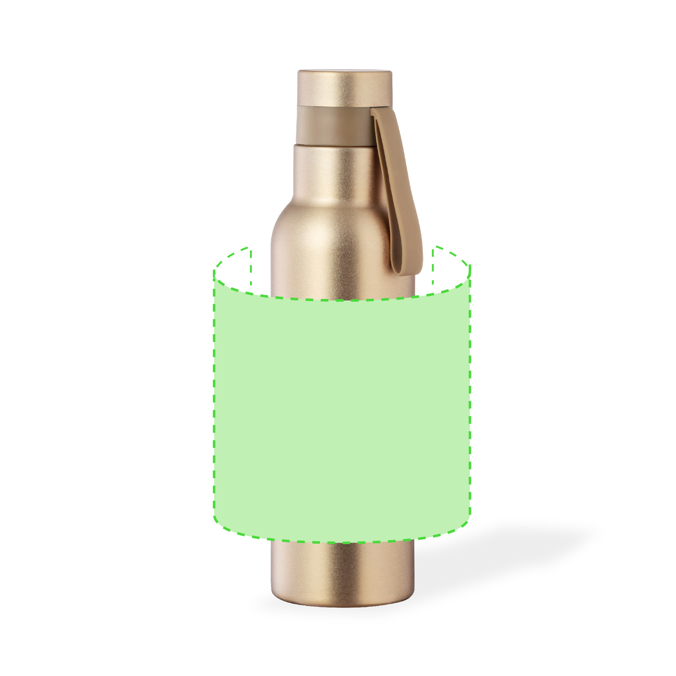 Bidón térmico de rendimiento extremo con aislamiento de cobre 530 ml