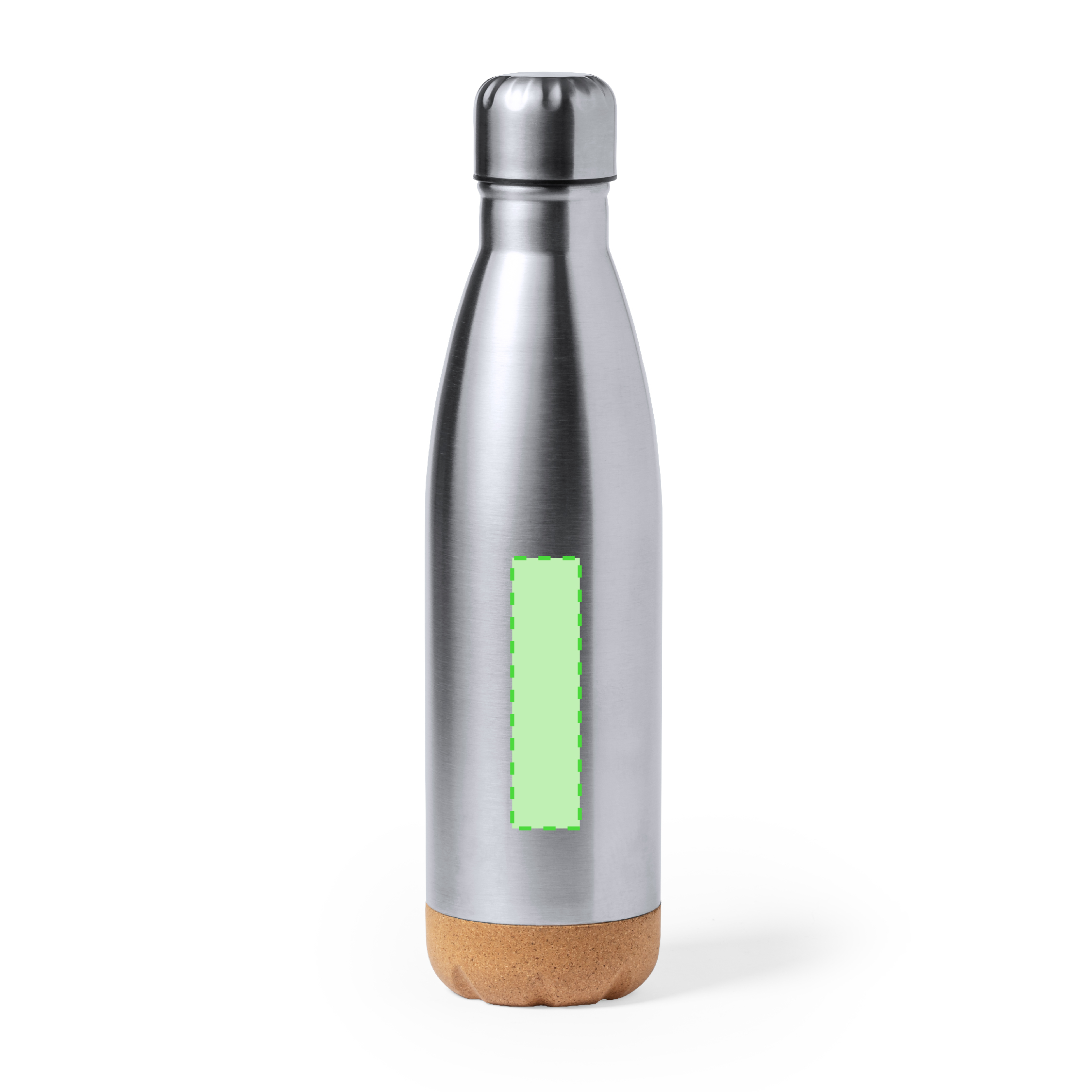 Botella híbrida eco de acero inoxidable y corcho 750 ml