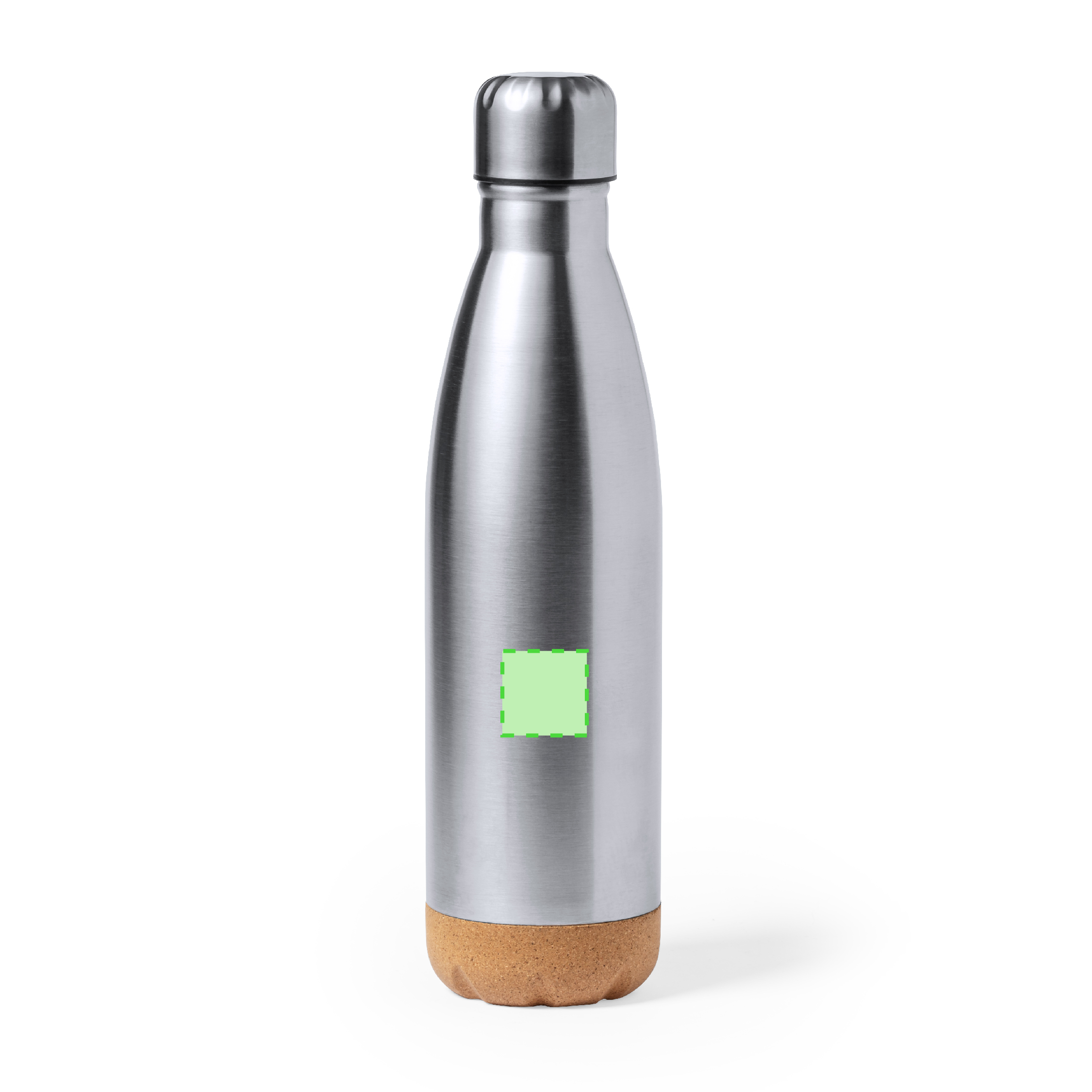Botella híbrida eco de acero inoxidable y corcho 750 ml