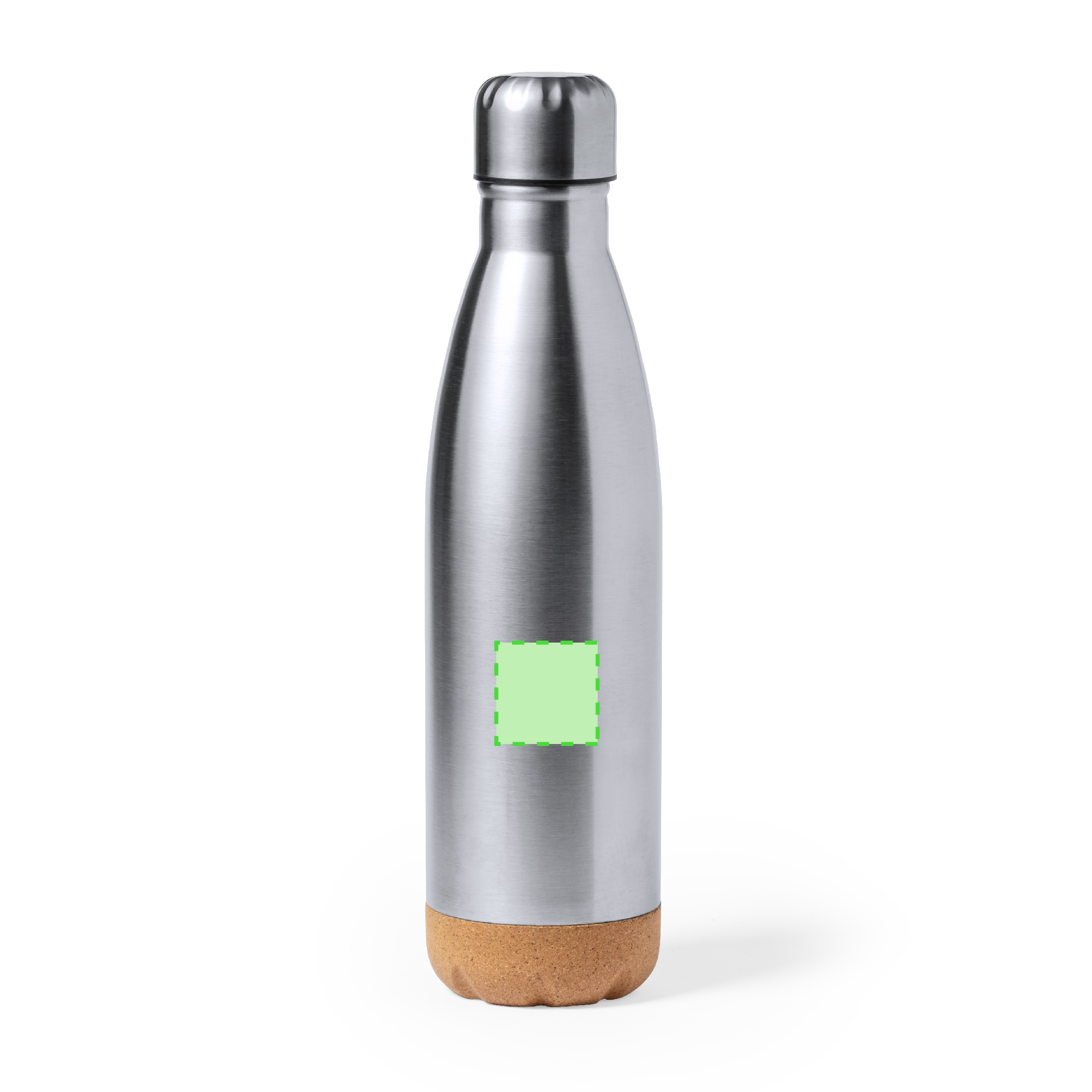 Botella híbrida eco de acero inoxidable y corcho 750 ml