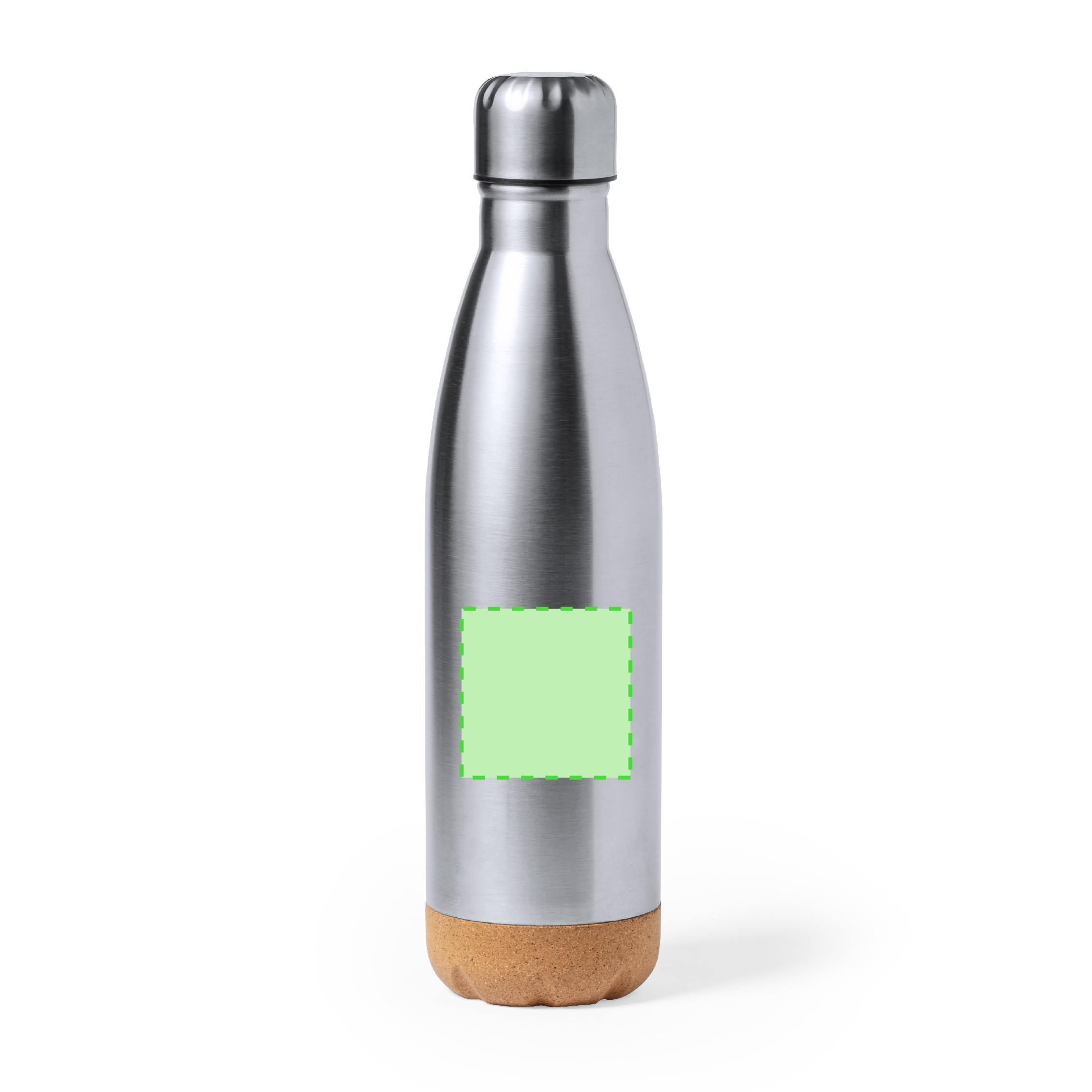 Botella híbrida eco de acero inoxidable y corcho 750 ml