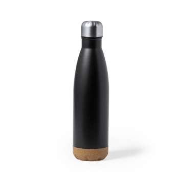 Botella híbrida eco de acero inoxidable y corcho 750 ml