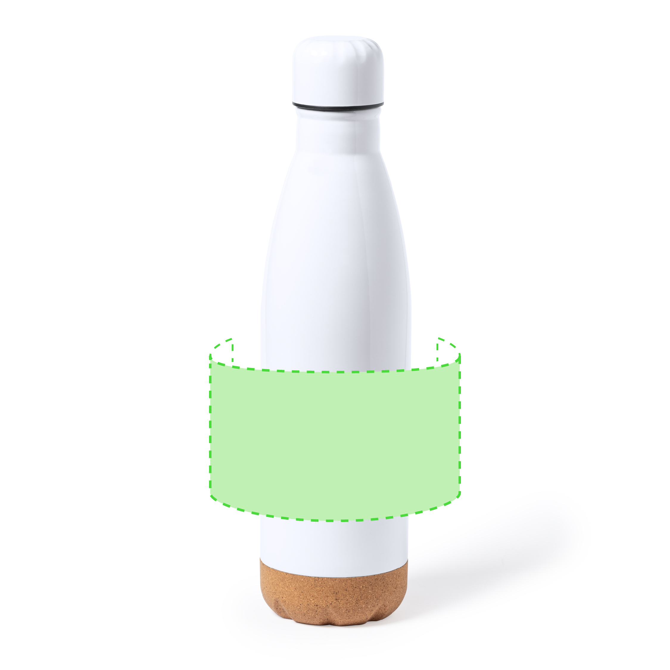 Bidón de acero y corcho personalizable por sublimación 750 ml