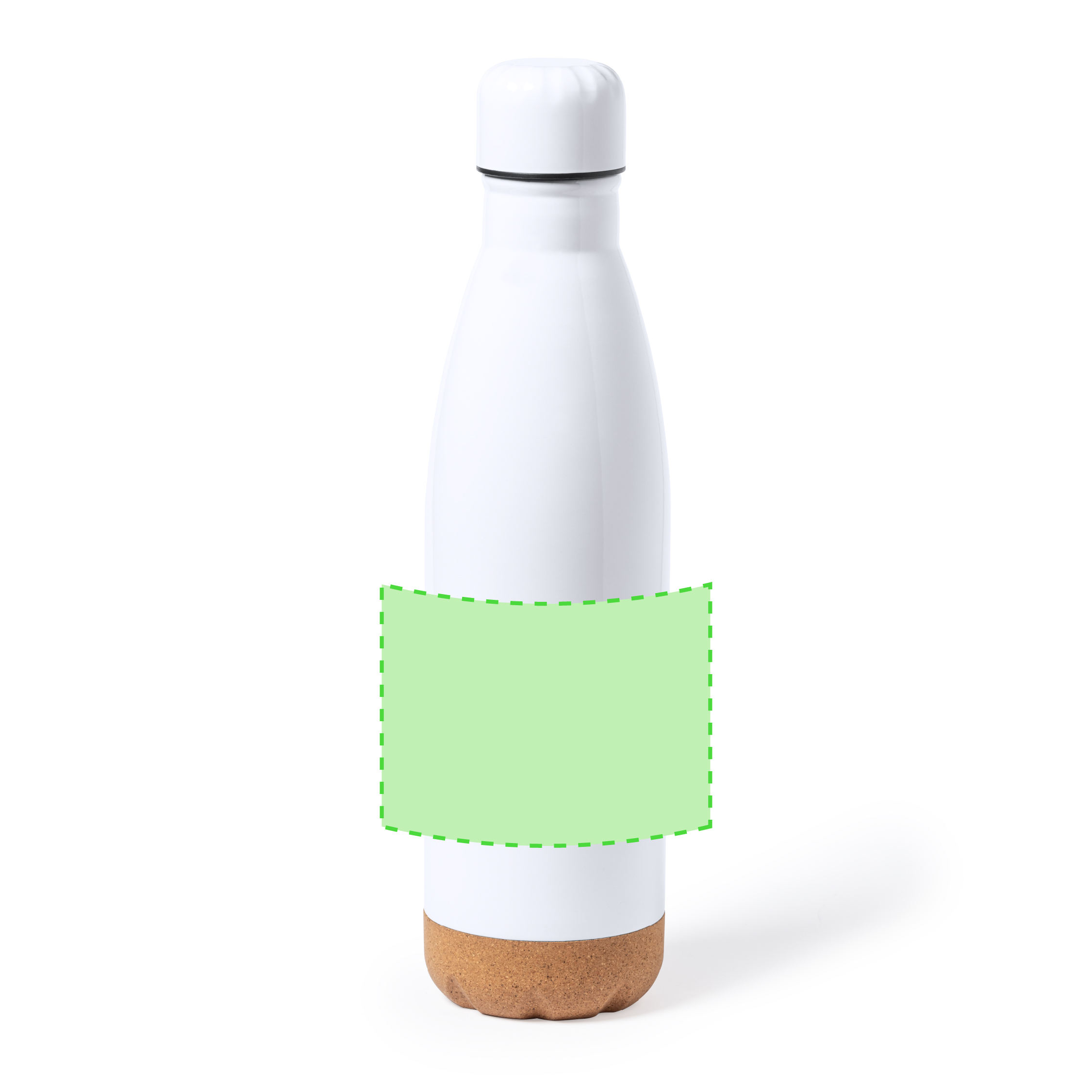 Bidón de acero y corcho personalizable por sublimación 750 ml