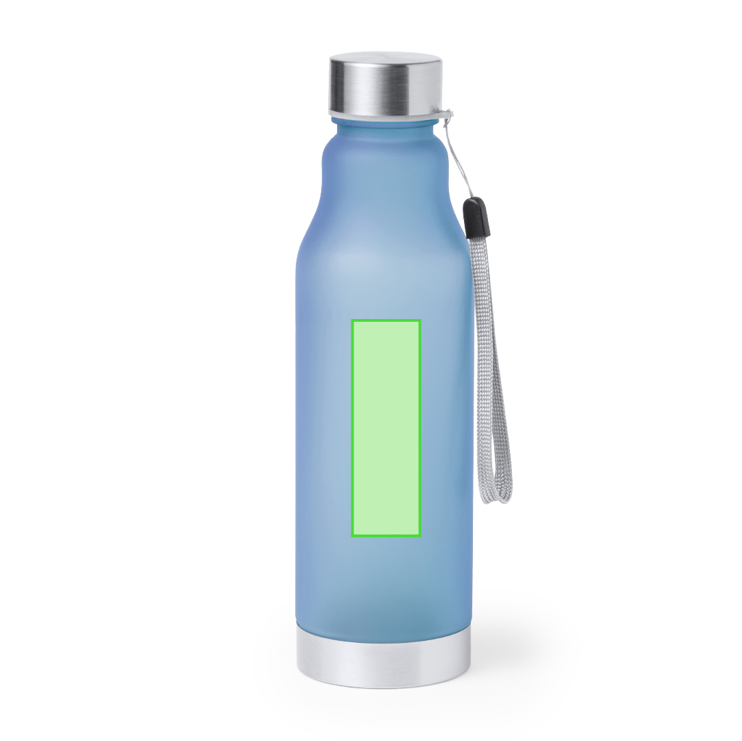 Bidón deportivo compacto RPET y acero inoxidable 600 ml
