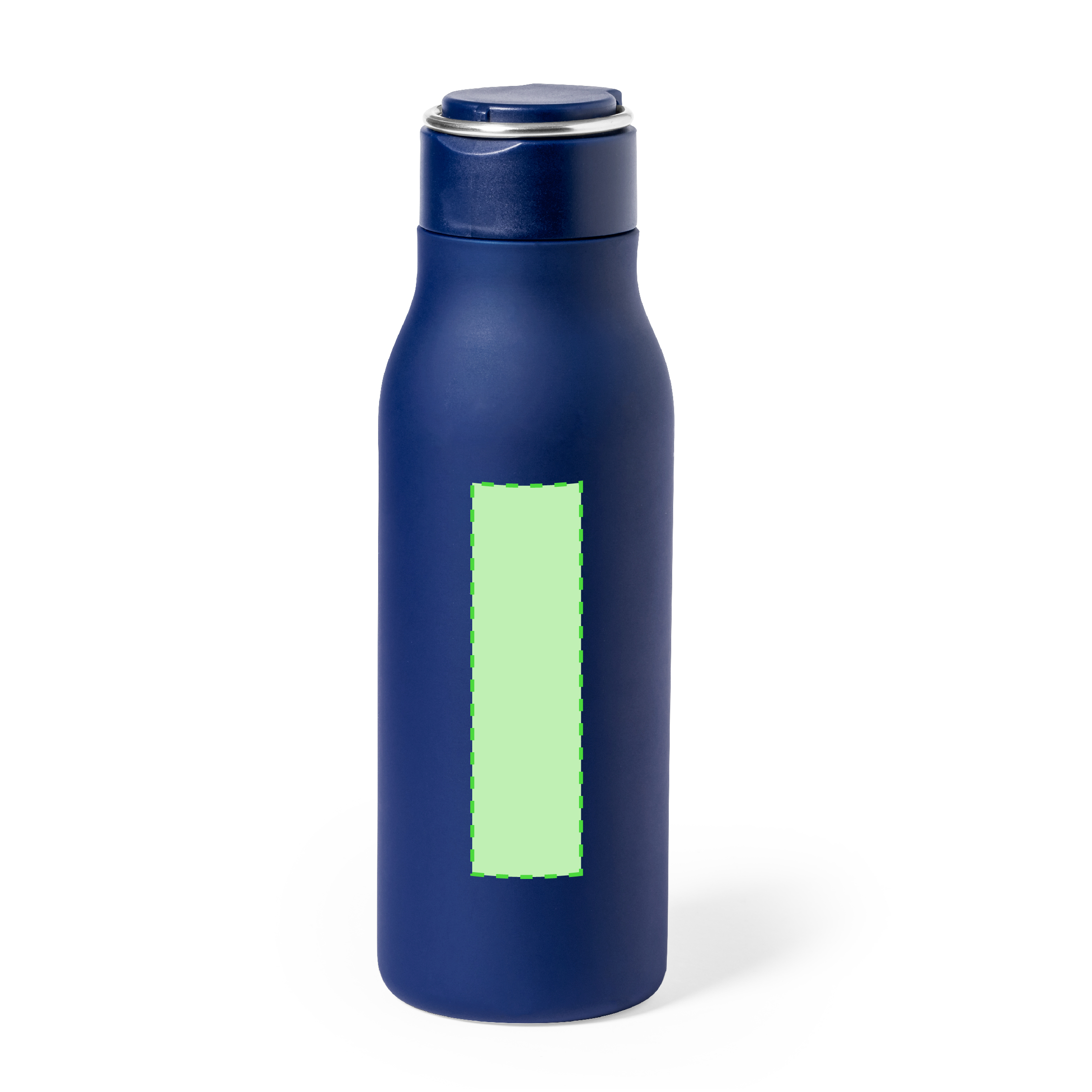 Bidón compacto ergonómico de pared simple acero inoxidable 600 ml