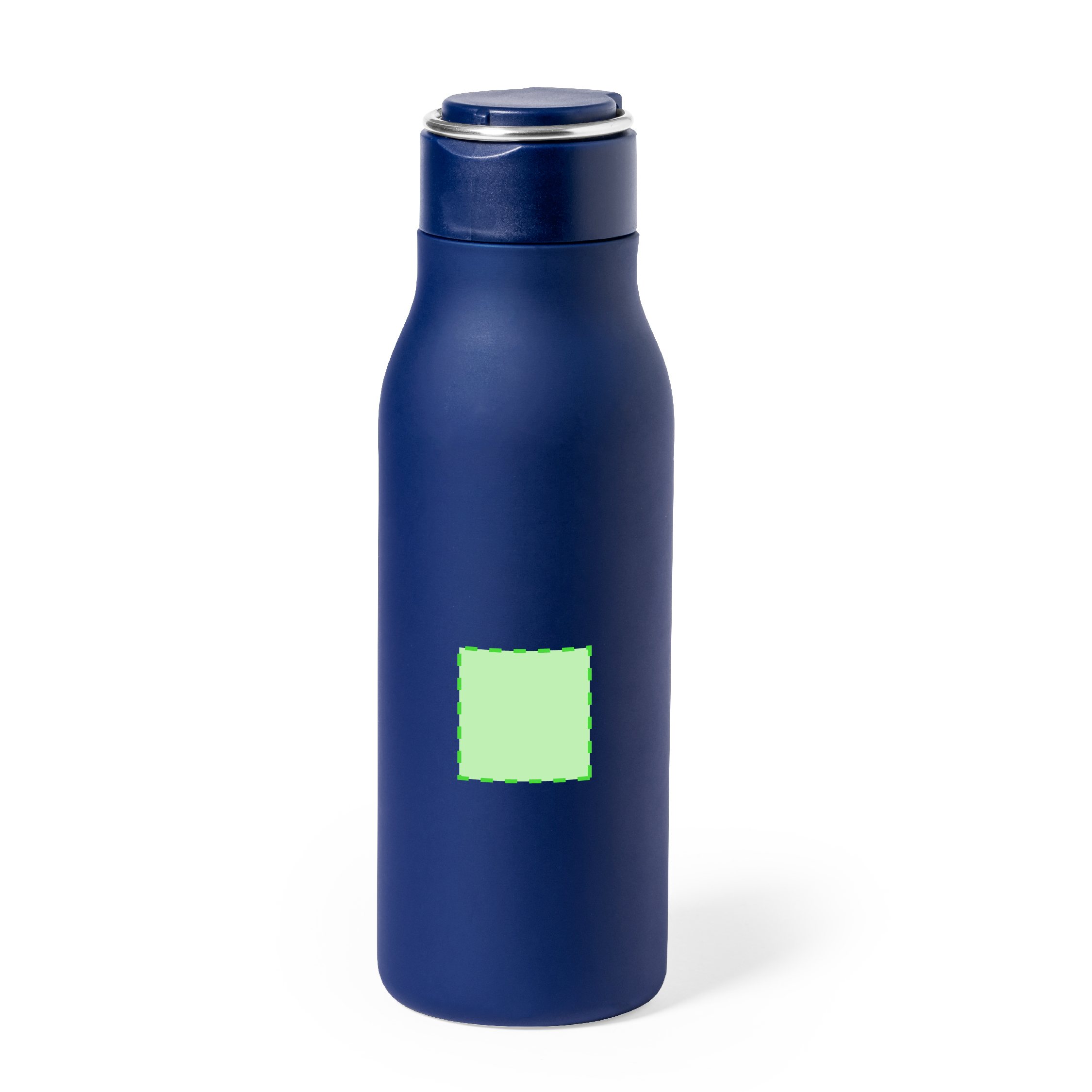 Bidón compacto ergonómico de pared simple acero inoxidable 600 ml