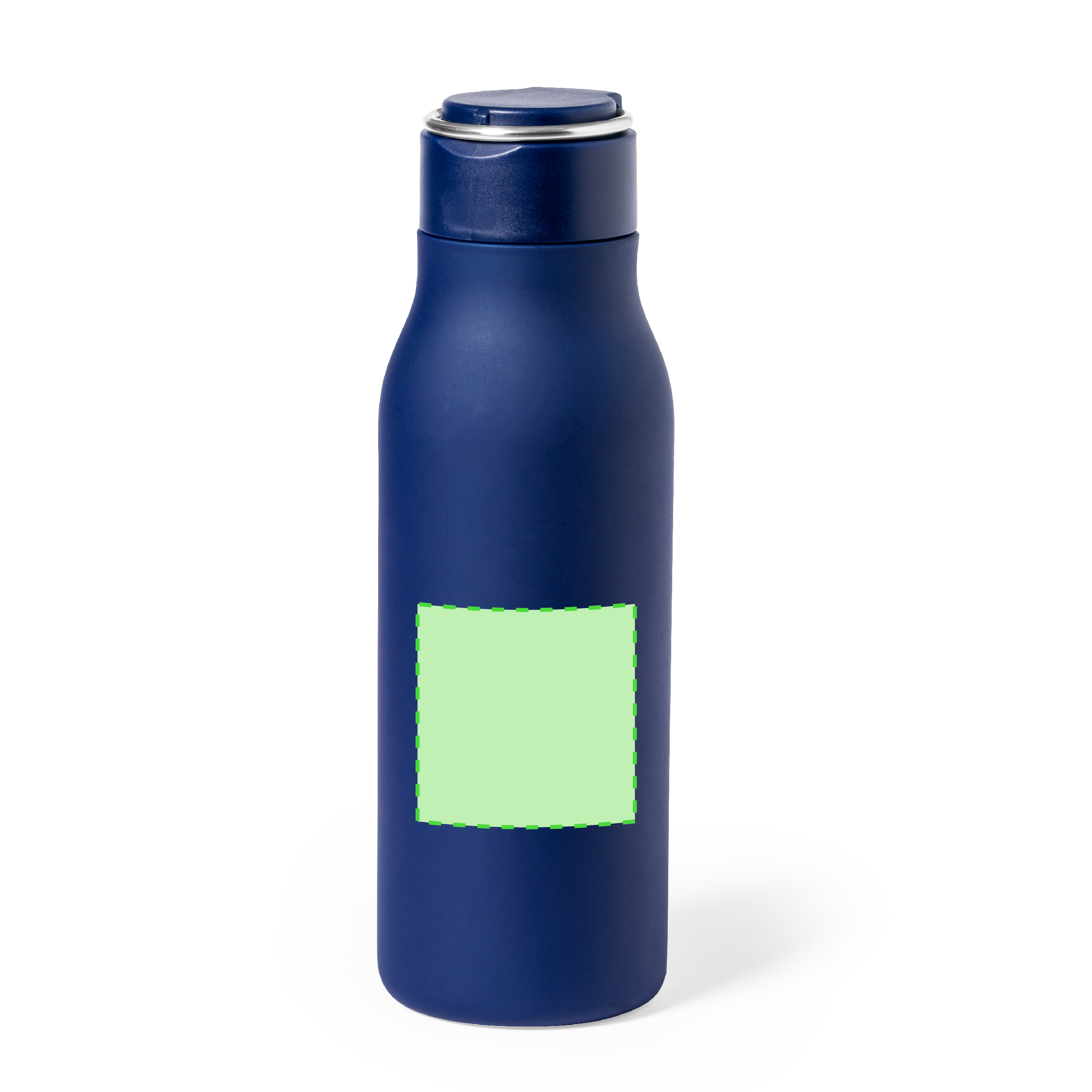 Bidón compacto ergonómico de pared simple acero inoxidable 600 ml