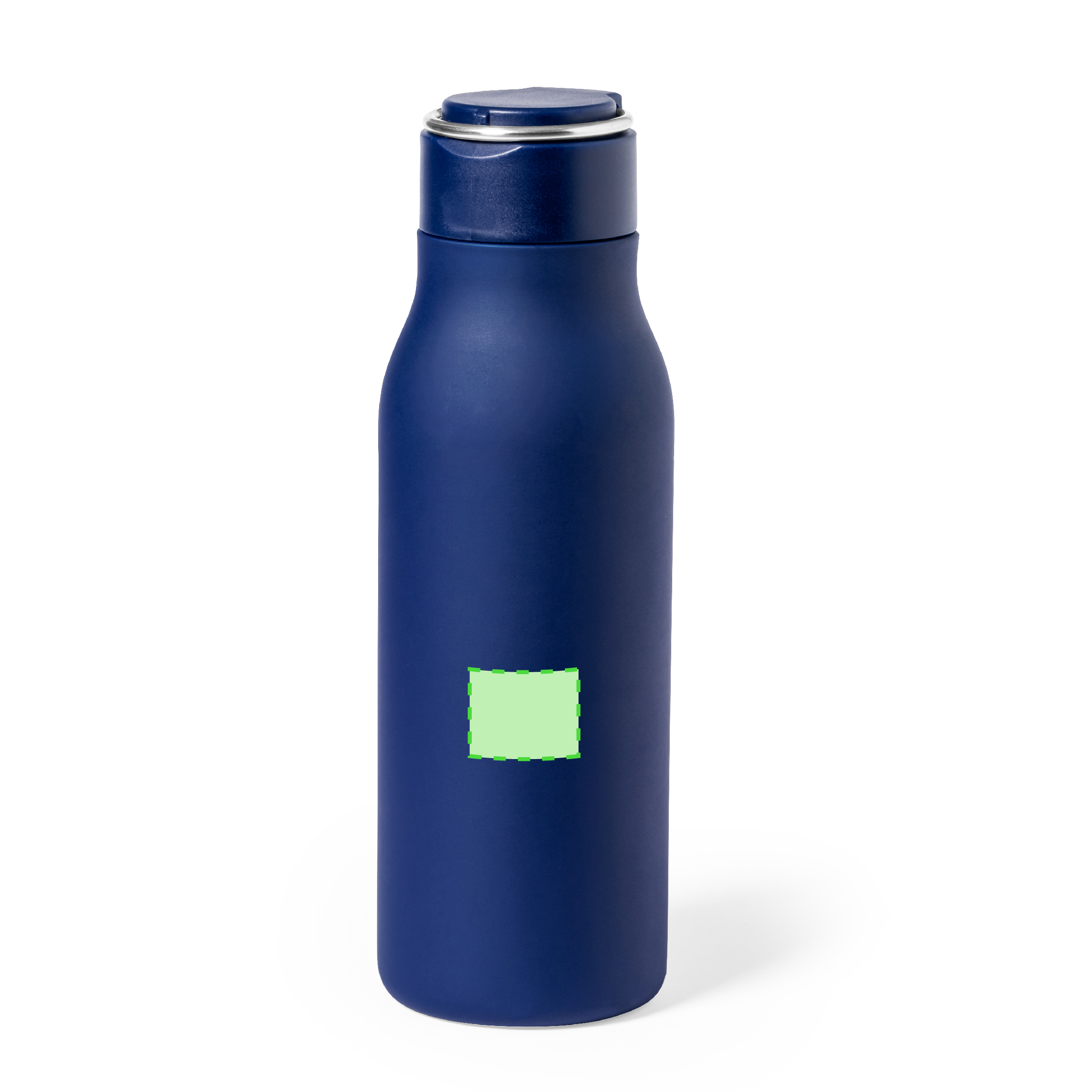 Bidón compacto ergonómico de pared simple acero inoxidable 600 ml