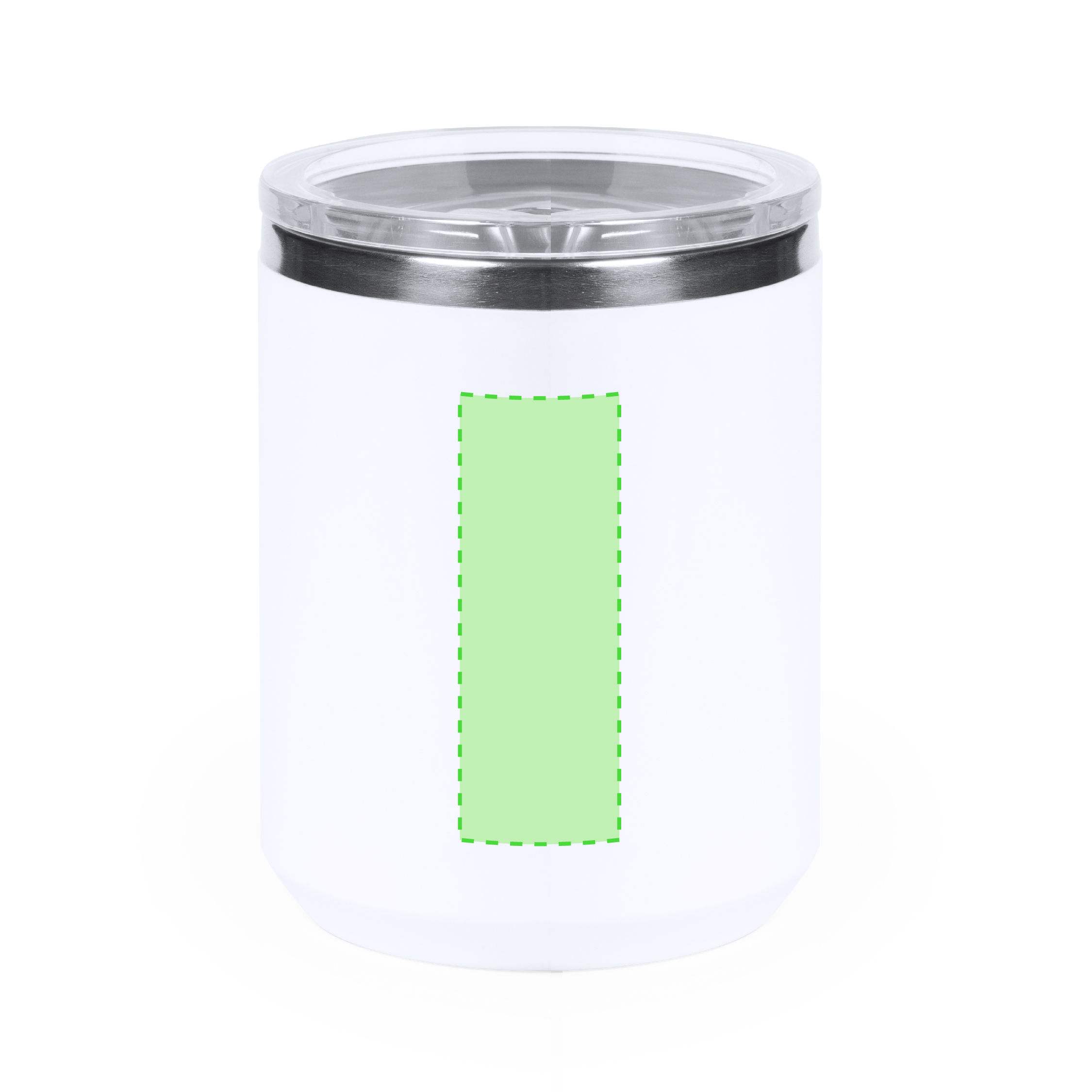 Taza térmica de acero inoxidable con recubrimiento PP 350 ml