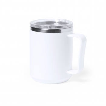 Taza térmica de acero inoxidable con recubrimiento PP 350 ml