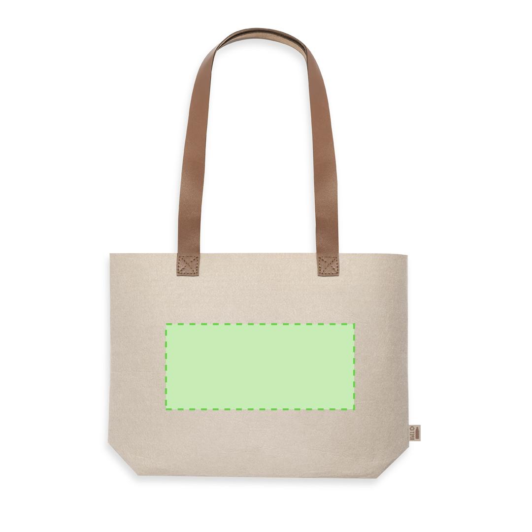 Bolsa de RPET asas largas rectangular 42×30 cm