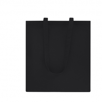 Bolsa de algodón 180 g/m² multicolor asas largas 2,5 cm