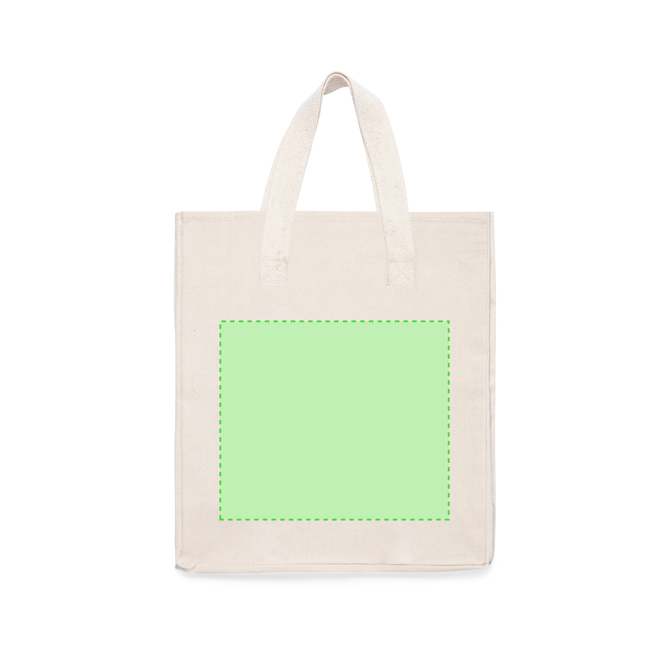 Bolsa de algodón premium 310 g/m² asas largas tote robusta