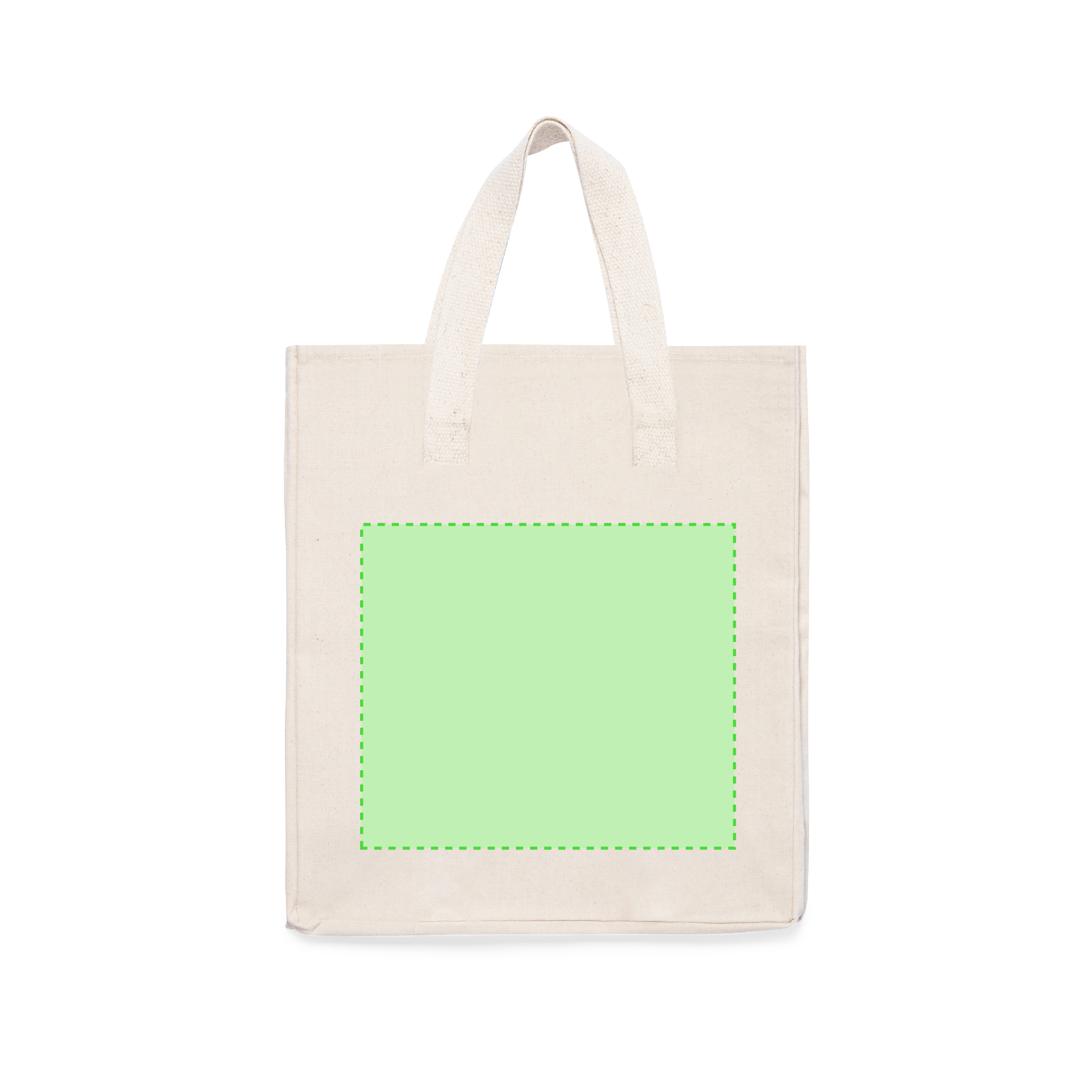 Bolsa de algodón premium 310 g/m² asas largas tote robusta