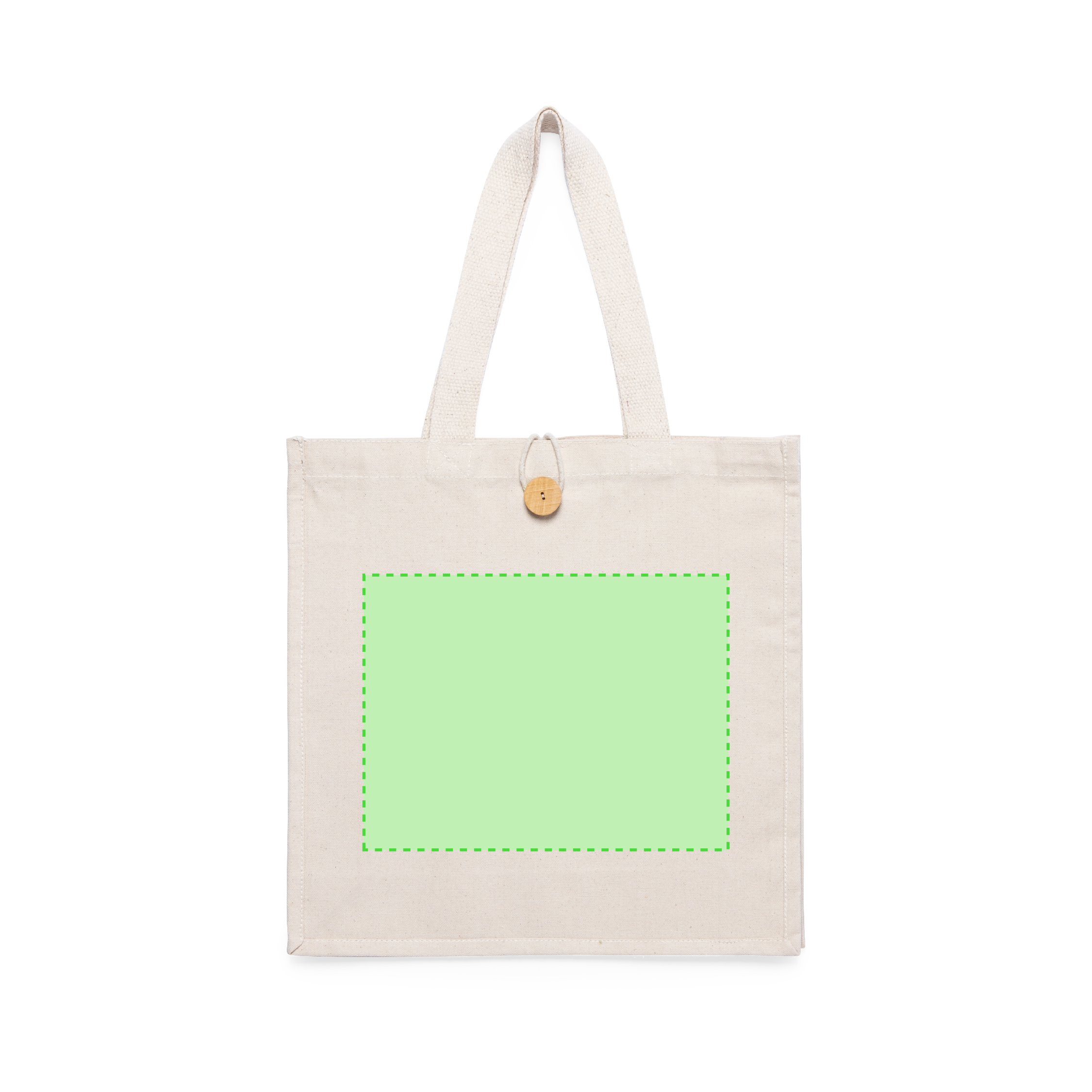 Bolsa de algodón 310 g/m² formato cuadrado 38×38 cm