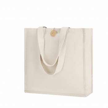 Bolsa de algodón 310 g/m² formato cuadrado 38×38 cm