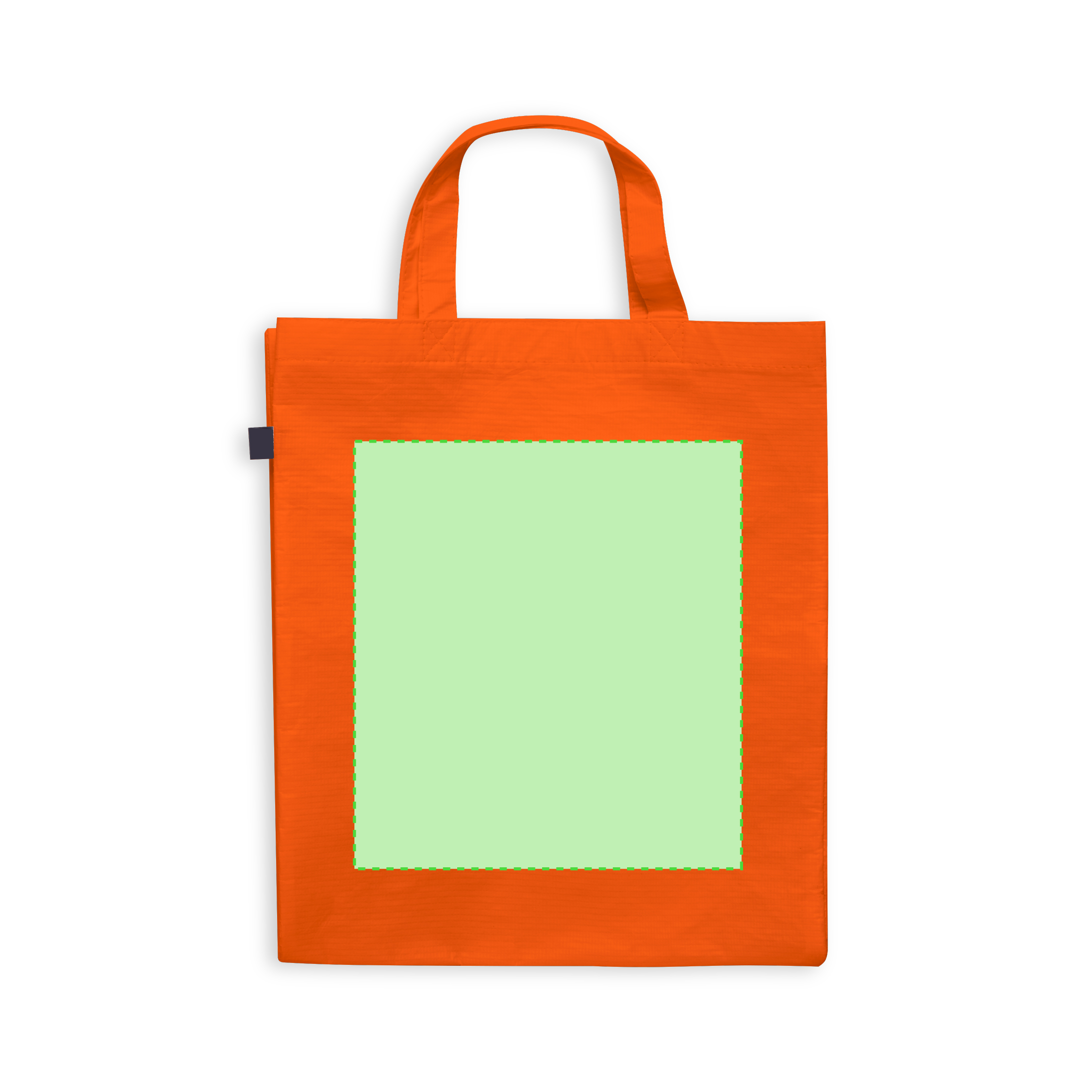 Bolsa de RPET con asas cortas 35×40 cm formato de mano