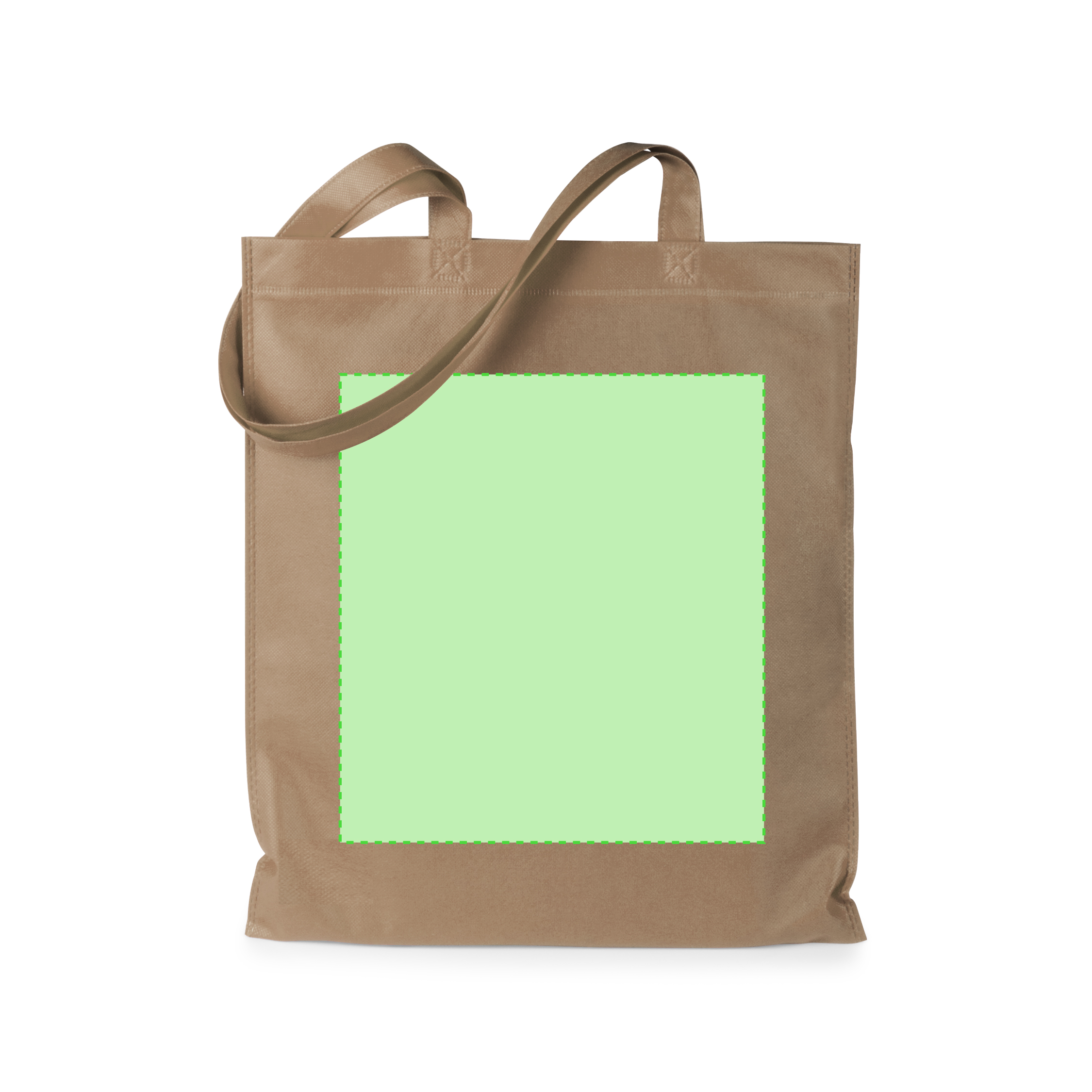 Bolsa de RPET asas largas 36×40 cm impresión a gran área