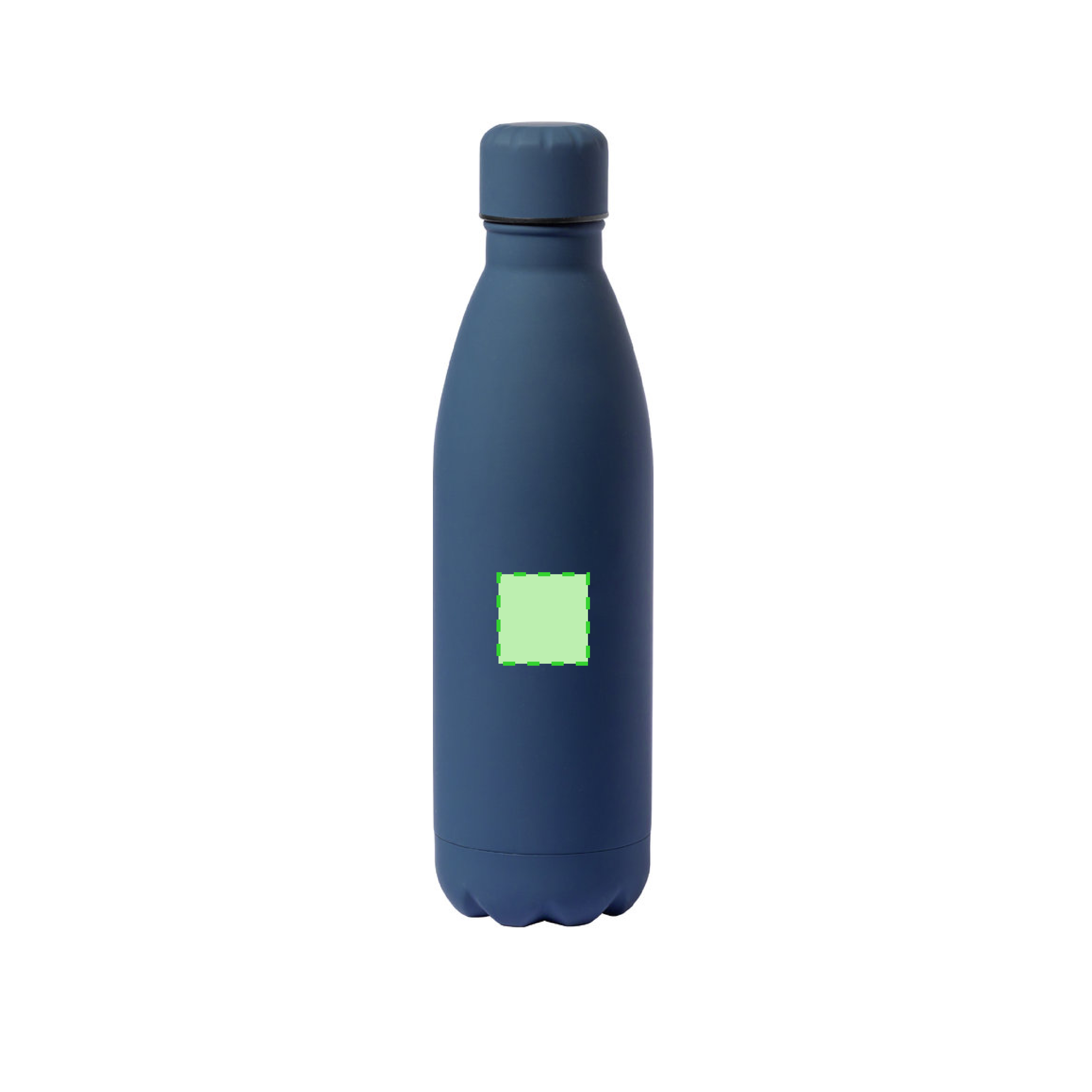 Bidón de alta capacidad en acero inoxidable tacto caucho 790 ml