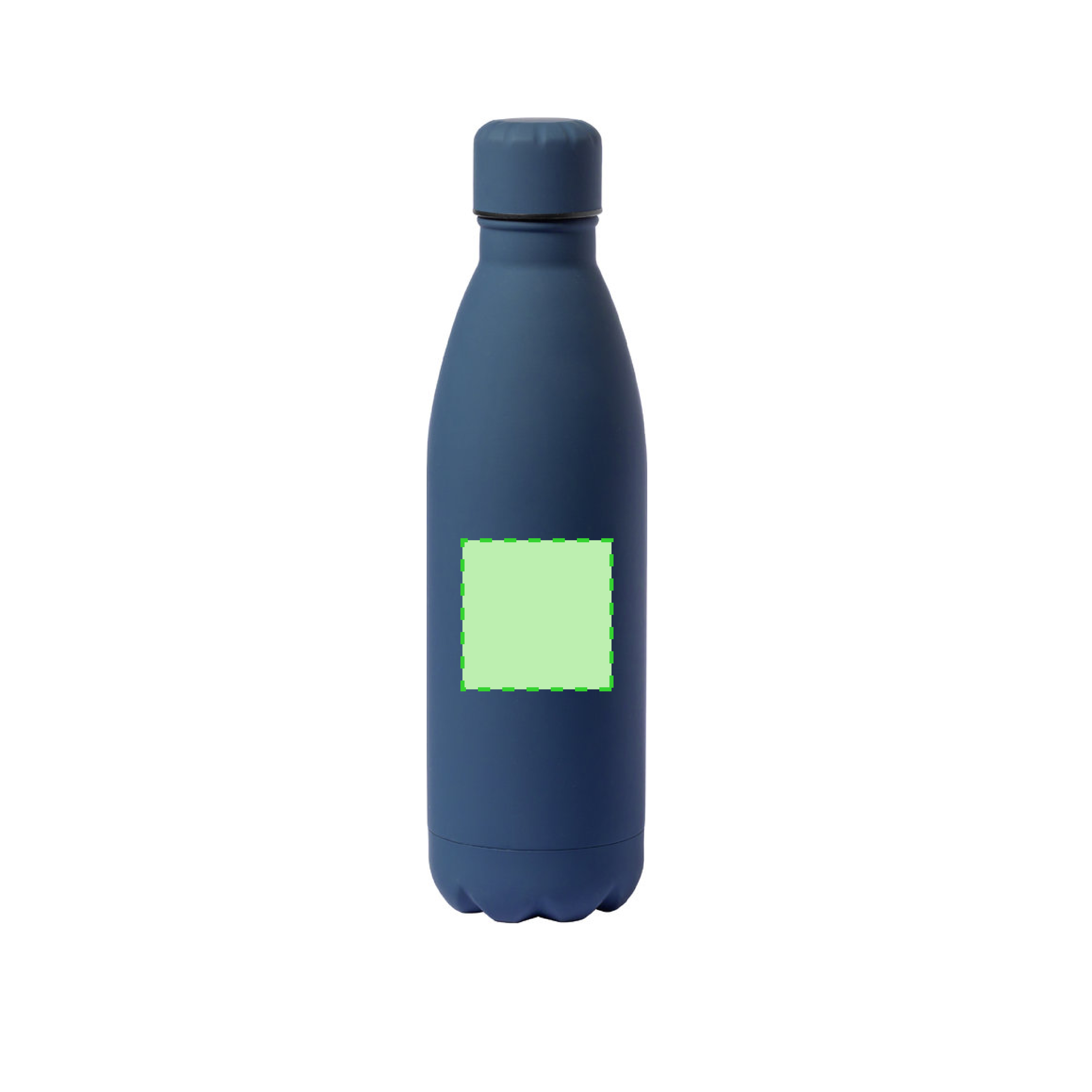 Bidón de alta capacidad en acero inoxidable tacto caucho 790 ml