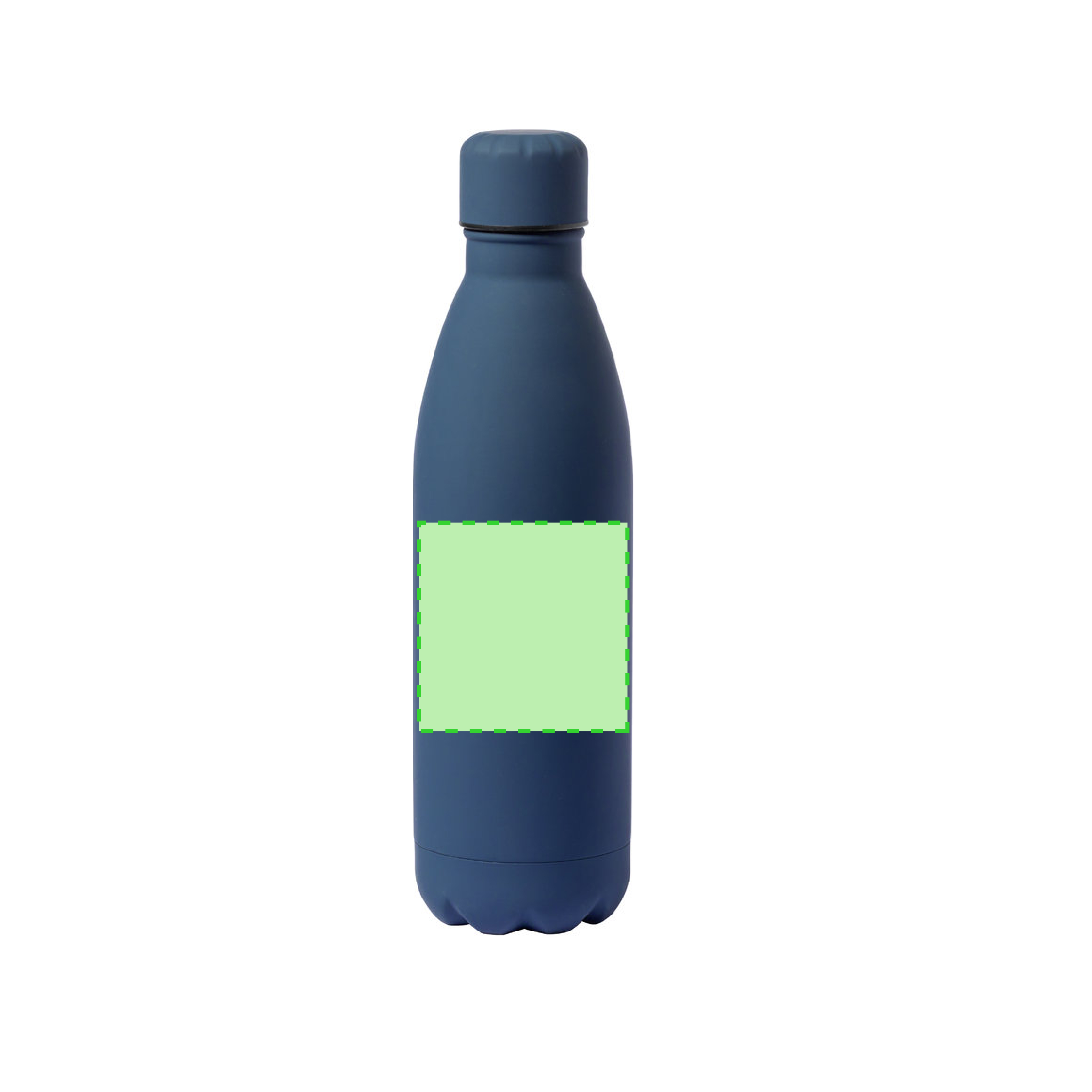 Bidón de alta capacidad en acero inoxidable tacto caucho 790 ml