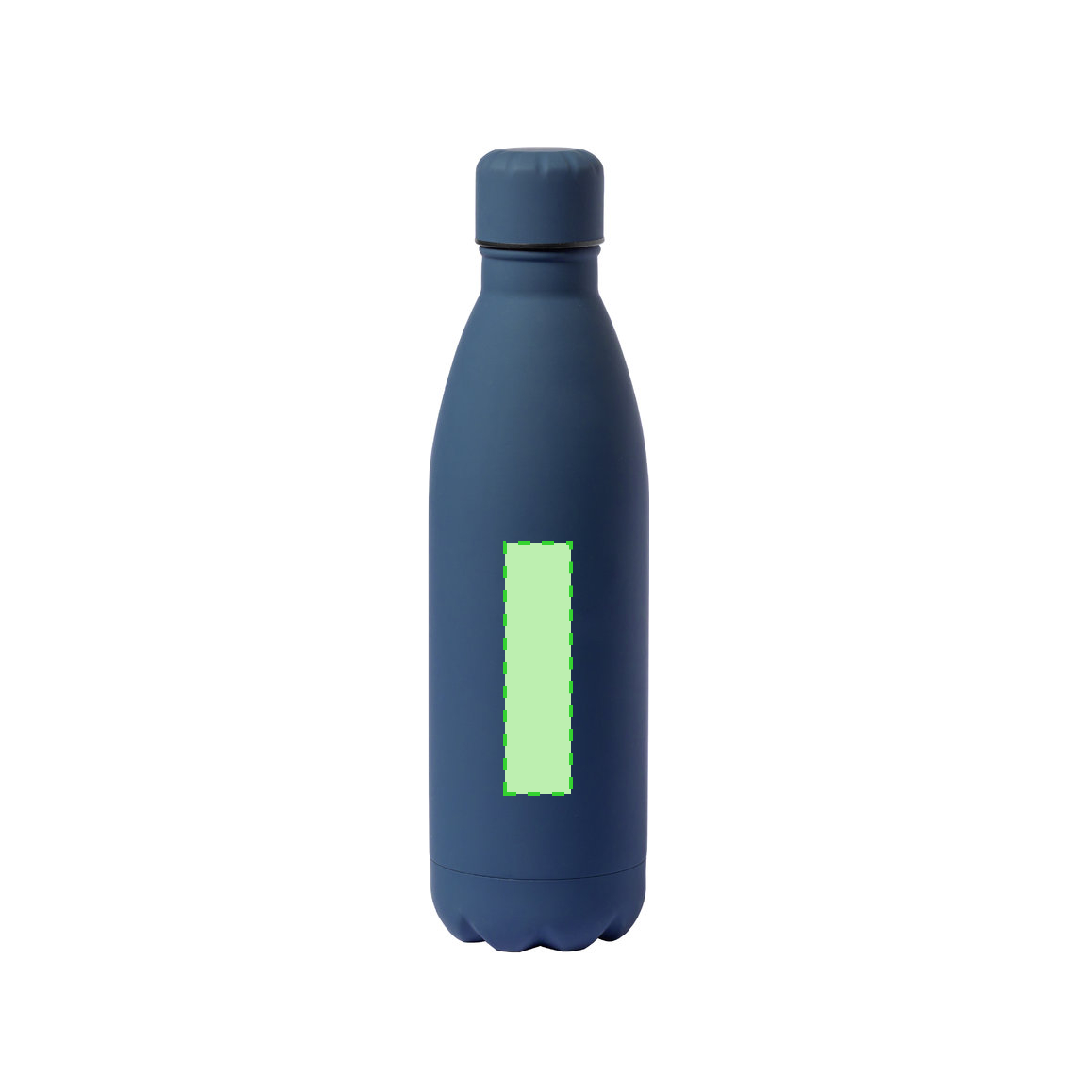 Bidón de alta capacidad en acero inoxidable tacto caucho 790 ml