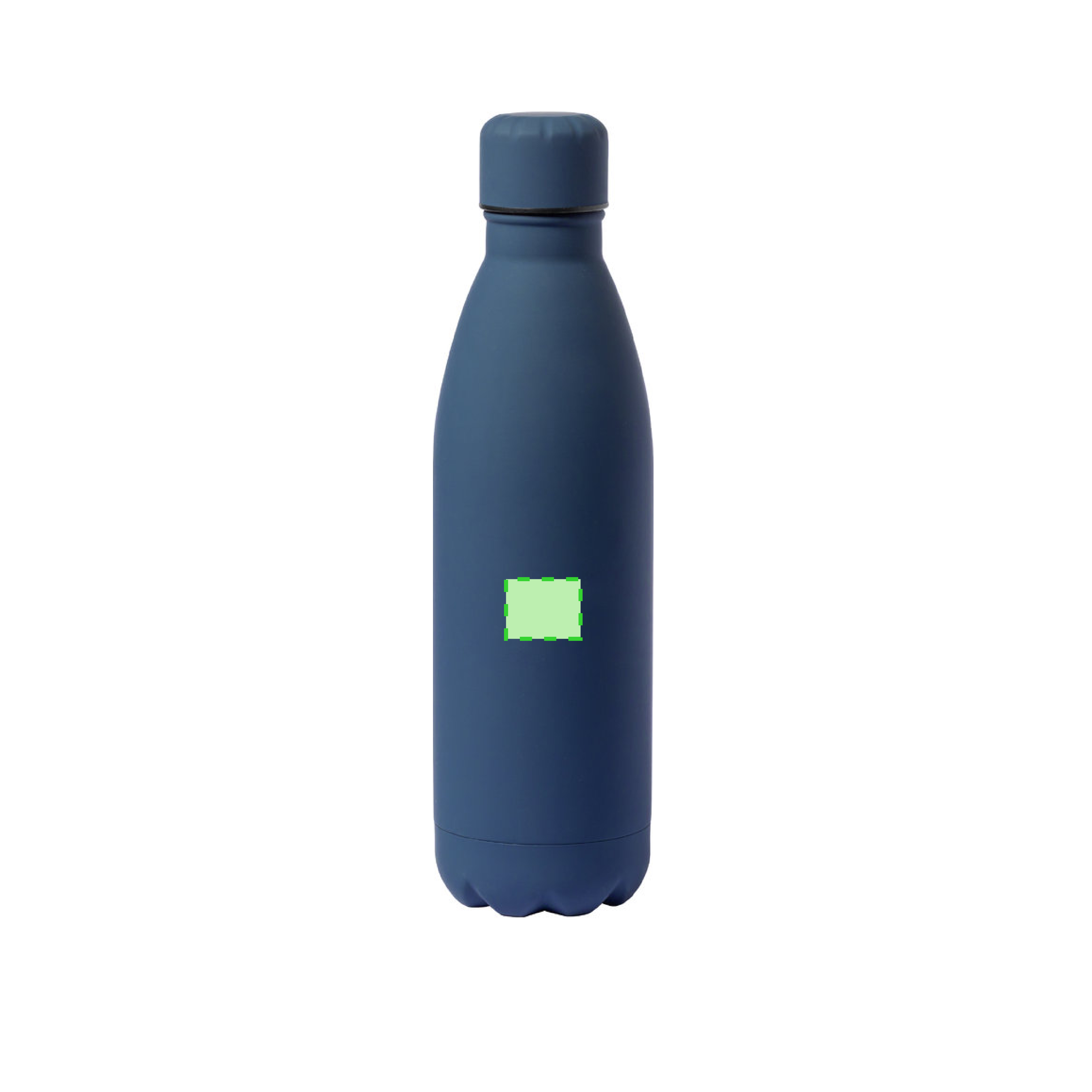 Bidón de alta capacidad en acero inoxidable tacto caucho 790 ml