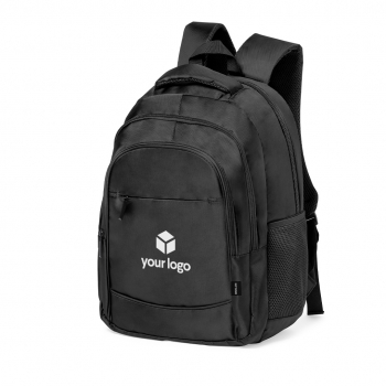 Mochila premium de nylon reciclado 420D con 5 bolsillos y portátil 15